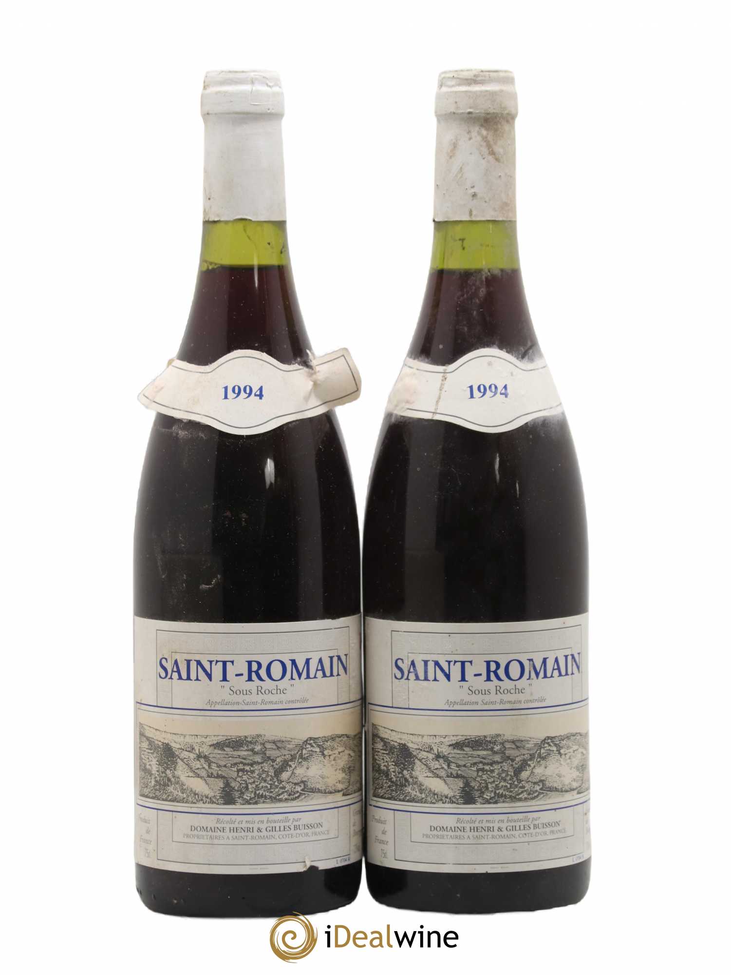 Saint-Romain Sous Roche Henri et Gilles Buisson (Domaine) (sans prix de réserve) 1994 - Lot de 2 bouteilles - 0