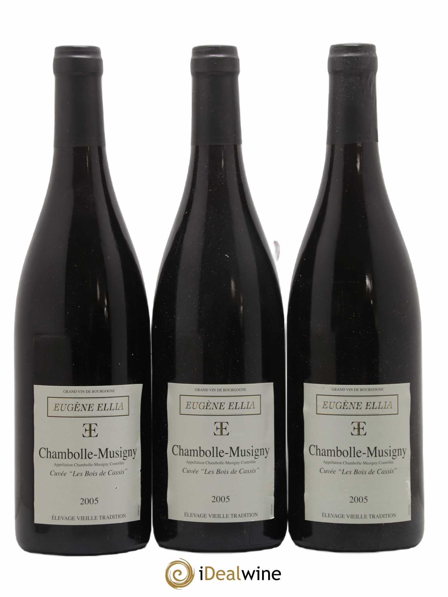 Chambolle-Musigny Eugene Ellia Les Bois De Cassis 2005 - Posten von 3 Flaschen - 0