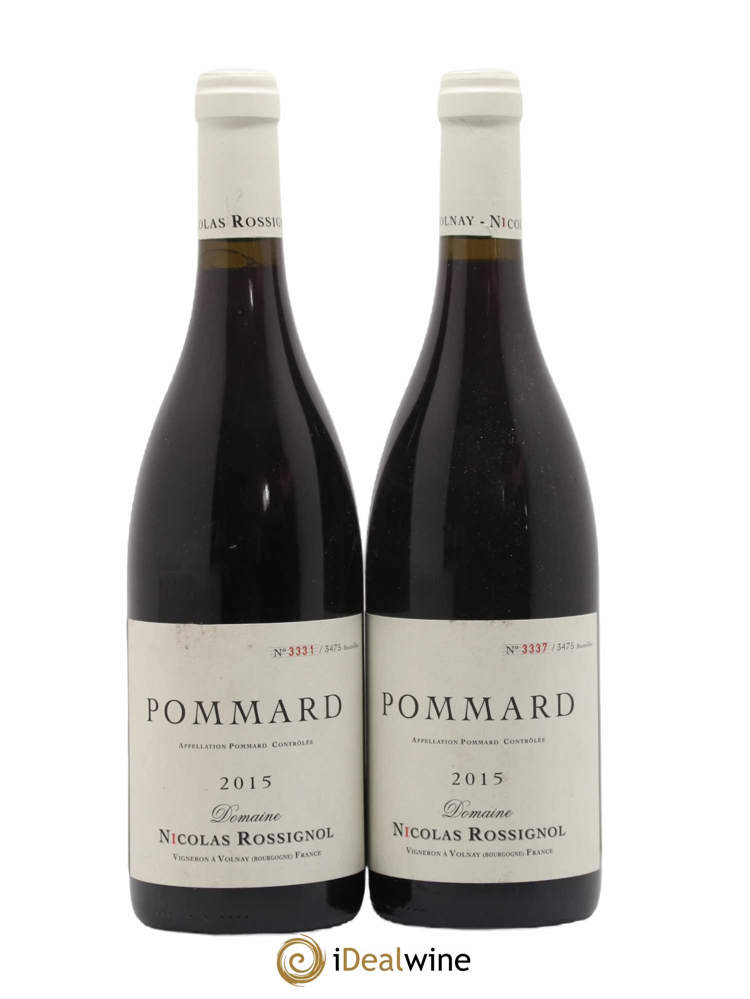 Pommard Nicolas Rossignol 2015 - Lot de 2 bouteilles - 0