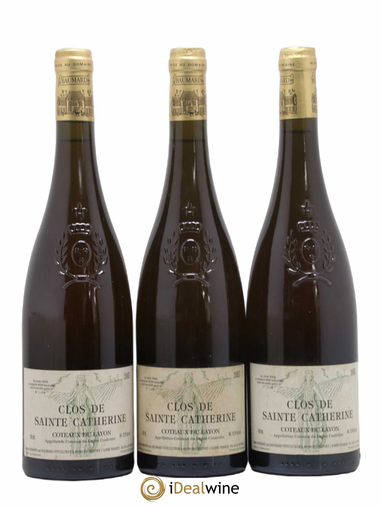 Coteaux du Layon Clos de Sainte Catherine Baumard (Domaine des) 2003 - Lotto di 3 bottiglie - 0