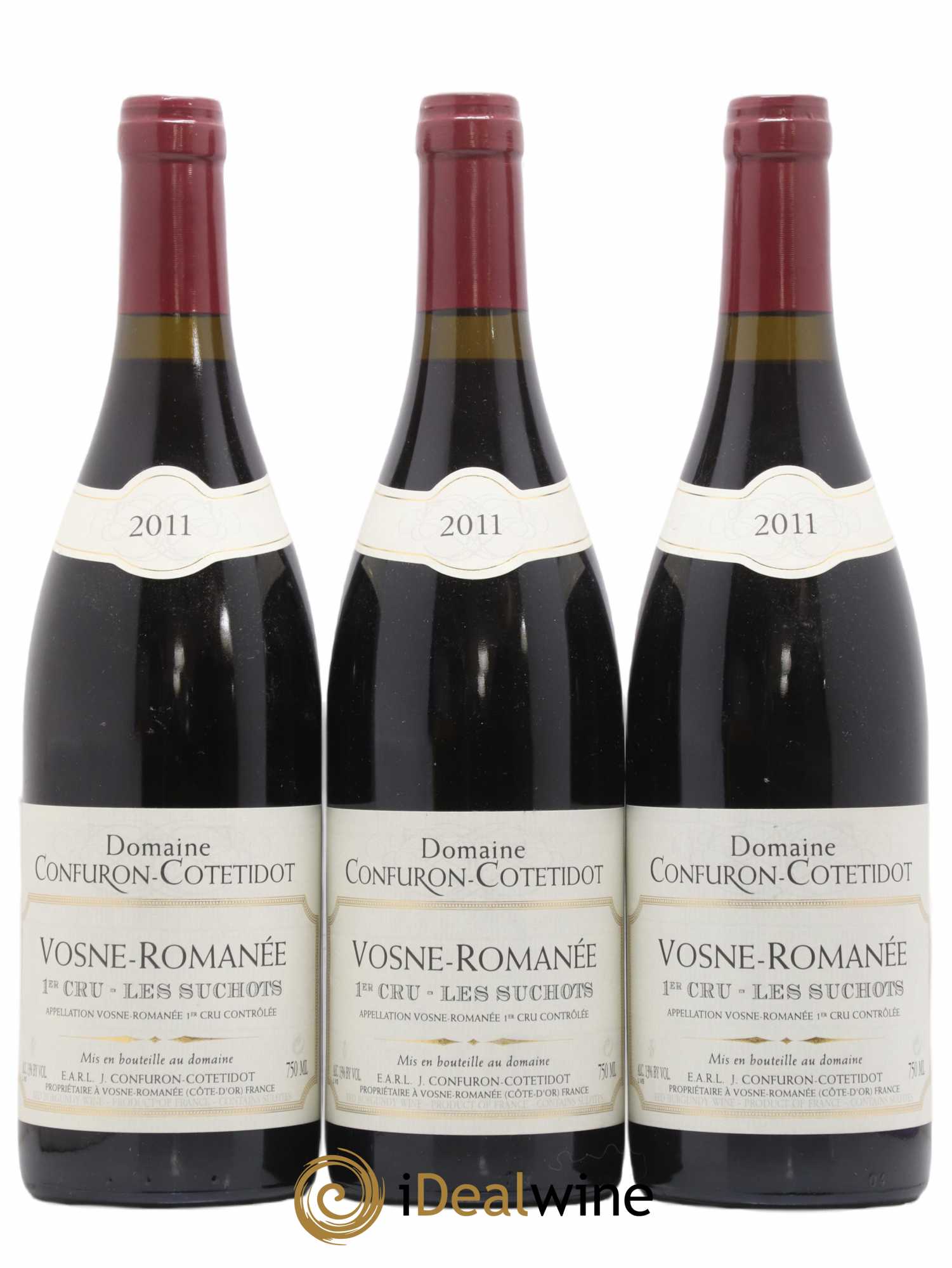 Vosne-Romanée 1er Cru Les Suchots Confuron-Cotetidot 2011 - Lot de 3 bouteilles - 0
