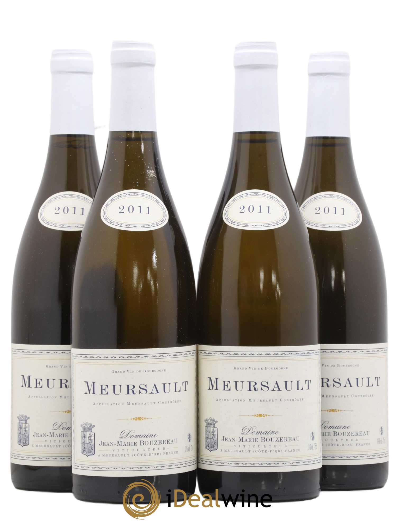Meursault Jean Marie Bouzereau (sans prix de réserve) 2011 - Posten von 4 Flaschen - 0