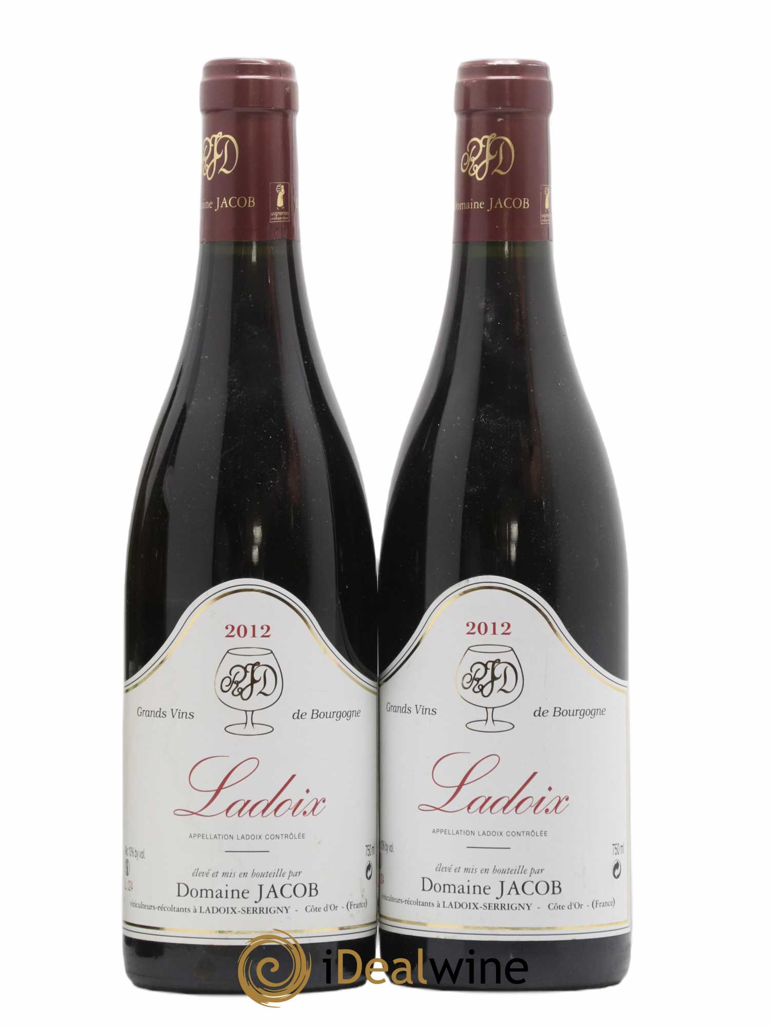 Ladoix Domaine Jacob (sans prix de réserve) 2012 - Posten von 2 Flaschen - 0