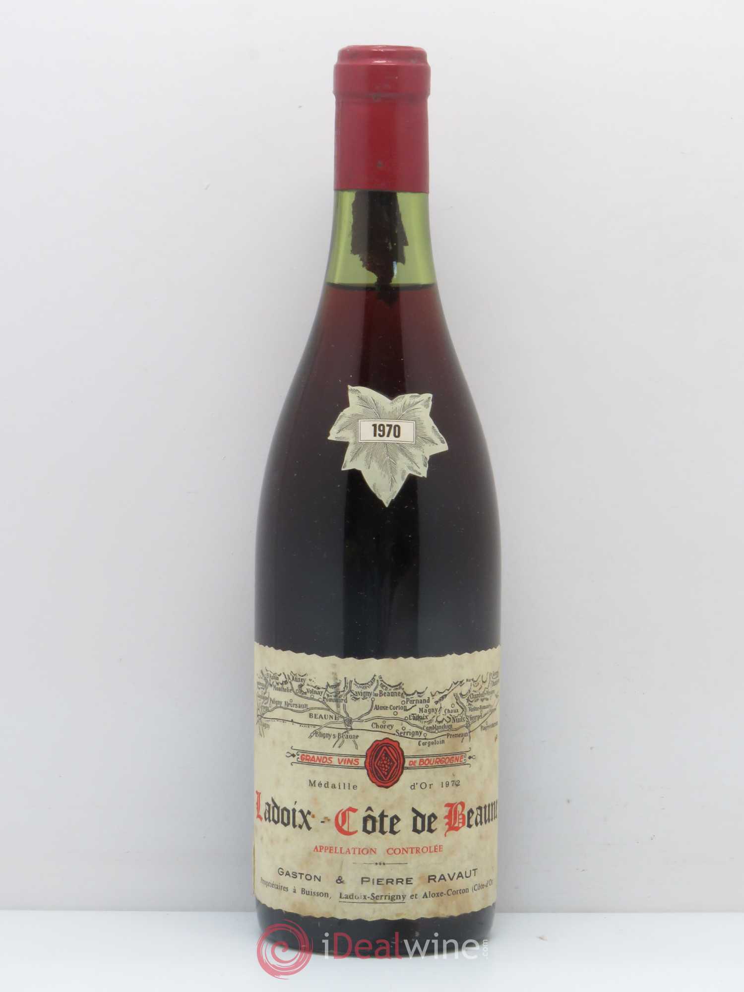 Bourgogne Ladoix Gaston et Pierre Ravault (sans prix de réserve) 1970 - Posten von 1 Flasche - 0