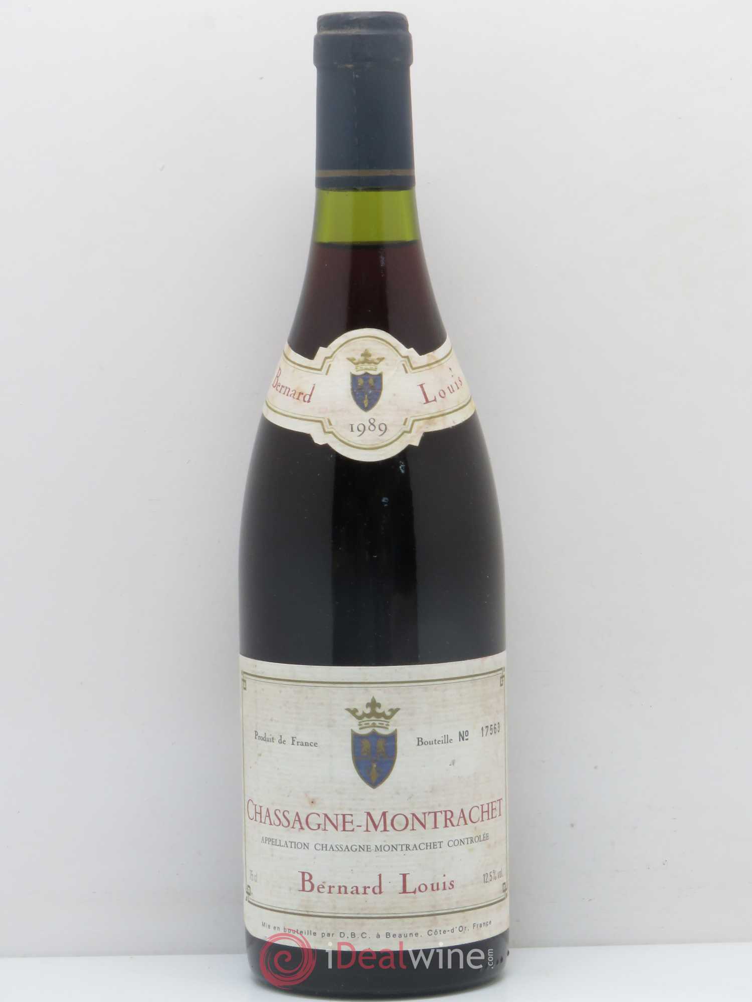 Chassagne-Montrachet Domaine Bernard Louis 1989 - Posten von 1 Flasche - 0