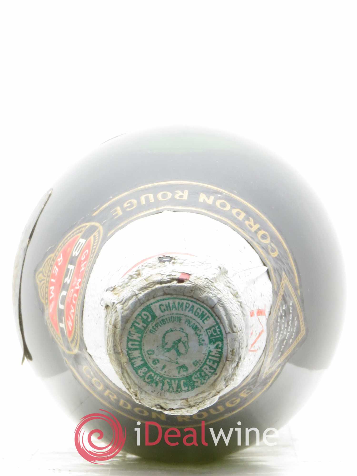 Champagne Champagne Mumm Brut Cordon Rouge 1975 - Lot de 1 bouteille - 1