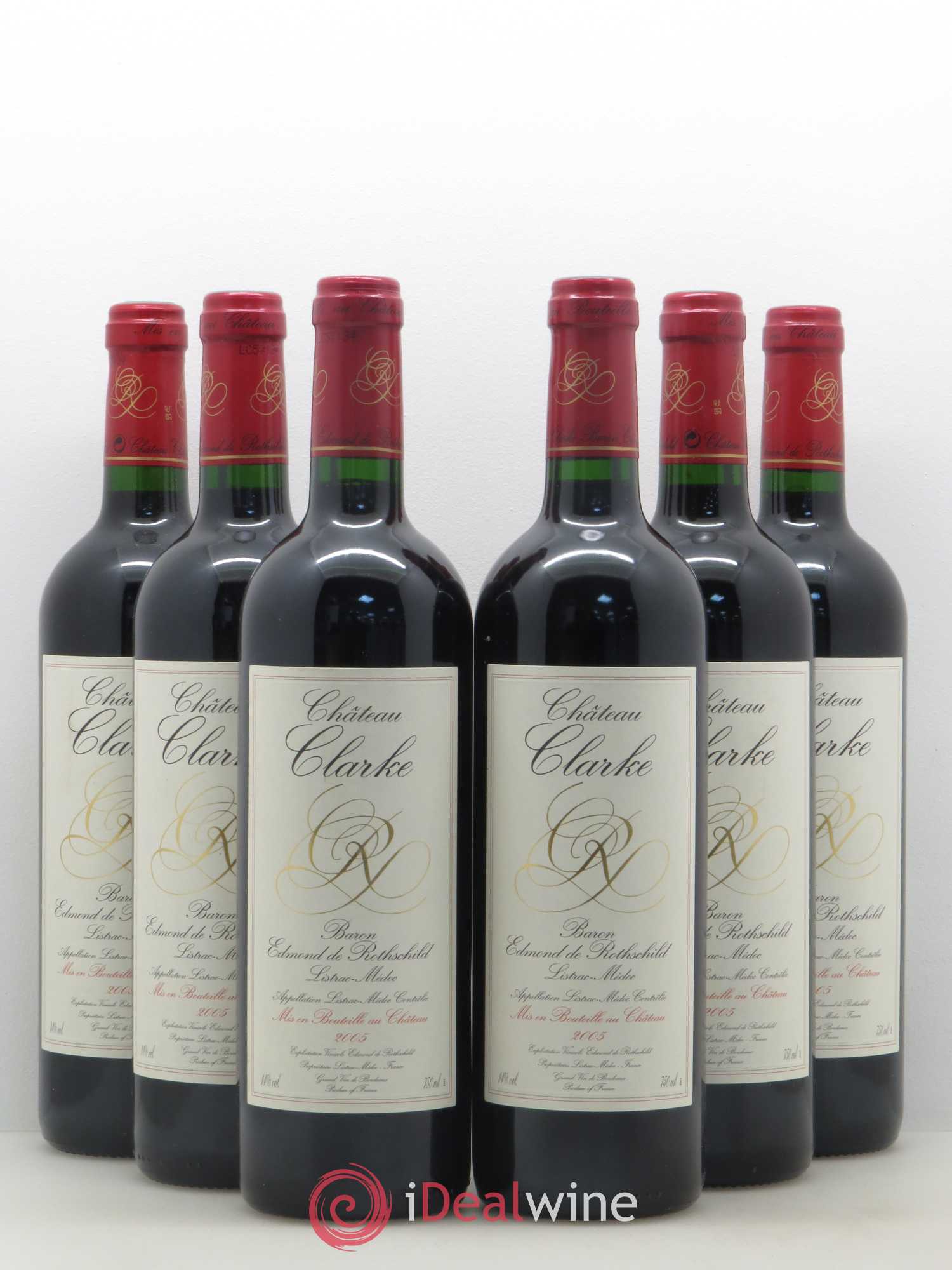 Château Clarke 2005 - Lot de 6 bouteilles - 0
