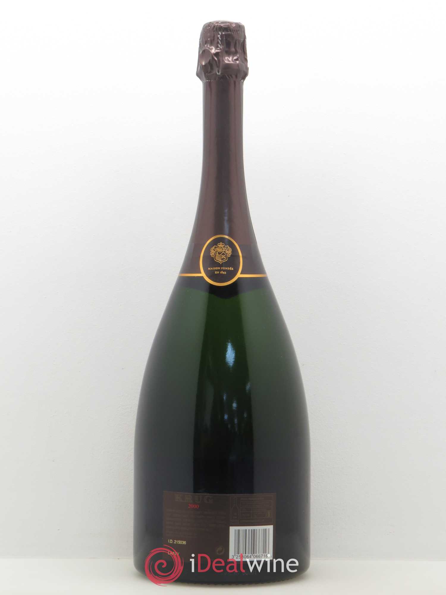 Grande Cuvée Brut Krug 2000 - Lot de 1 magnum - 1