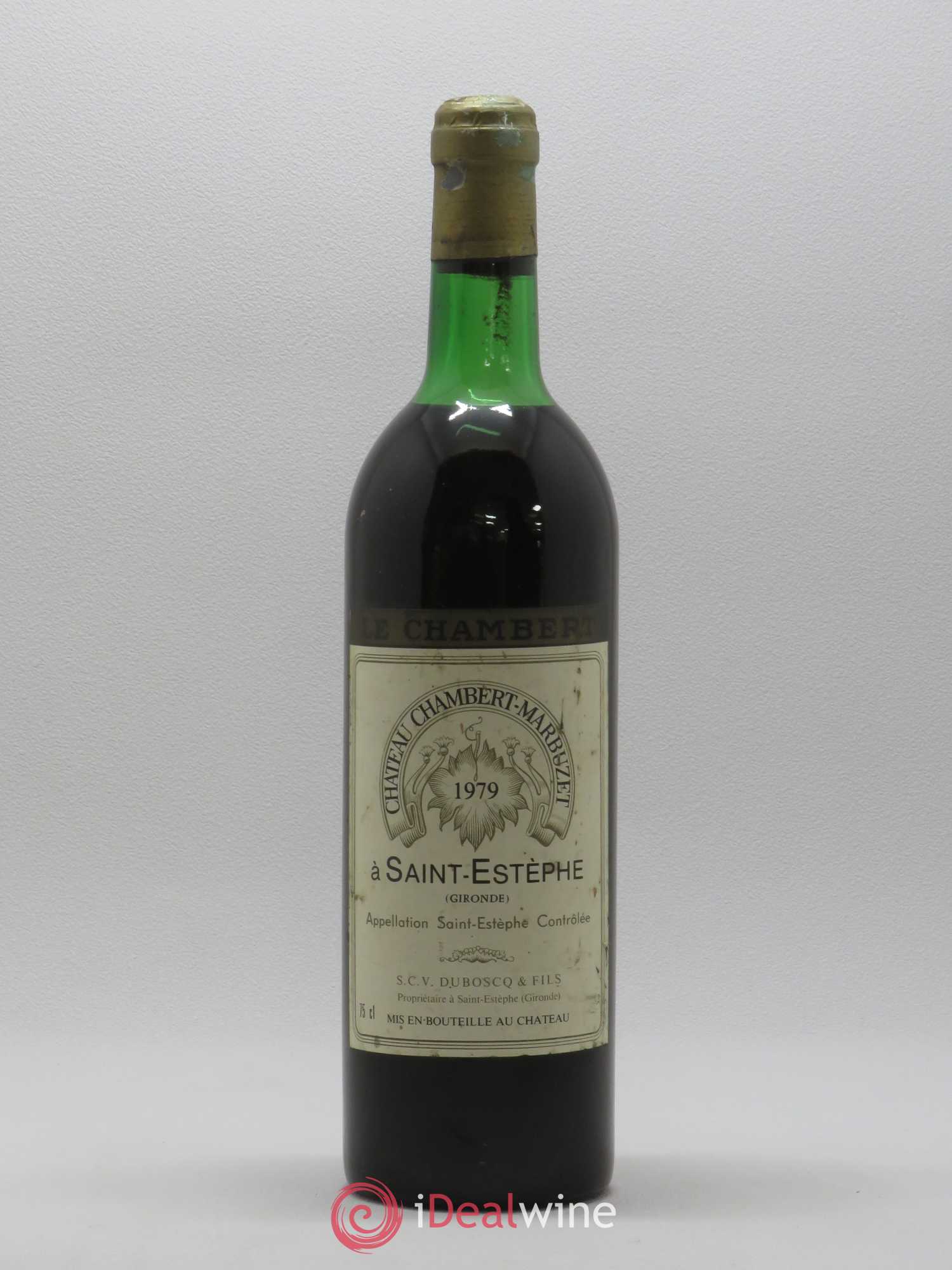 Château Chambert-Marbuzet Cru Bourgeois (sans prix de réserve) 1979 - Lot de 1 bouteille - 0