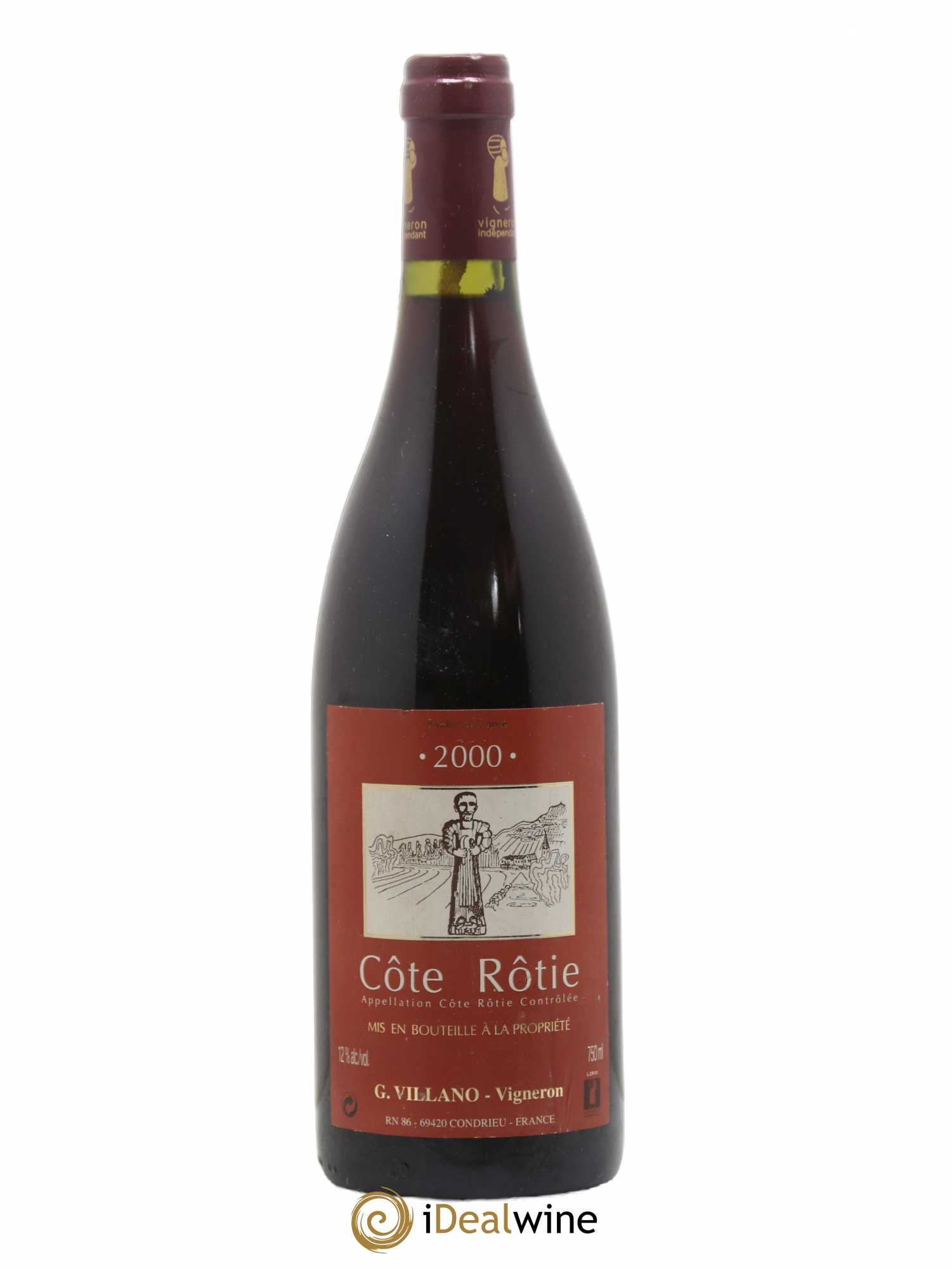 Côte-Rôtie G.Villano 2000 - Lot de 1 bouteille - 0