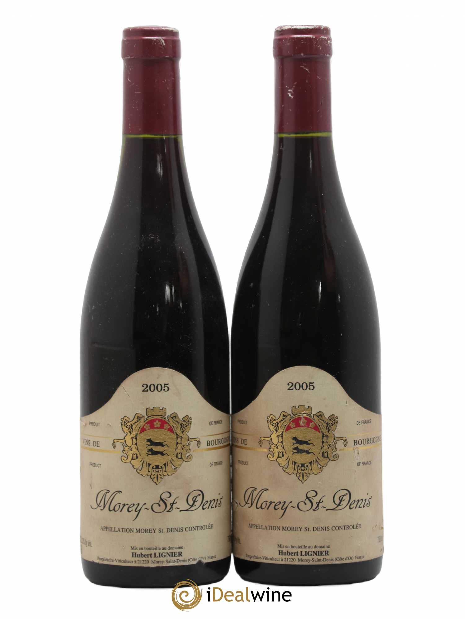 Morey-Saint-Denis Hubert Lignier (Domaine) 2005 - Lot de 2 bouteilles - 0