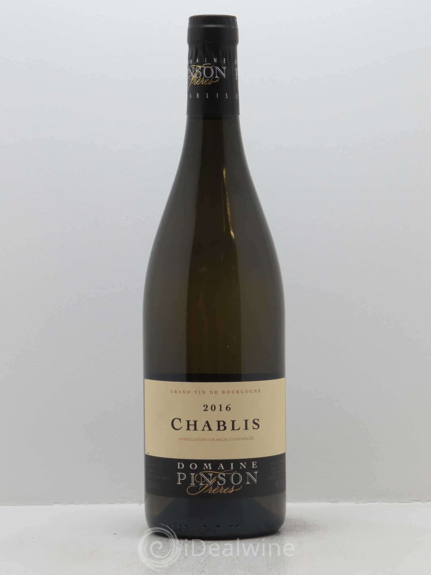 Chablis Pinson Frères (Domaine) 2016 - Lot de 1 bouteille - 0