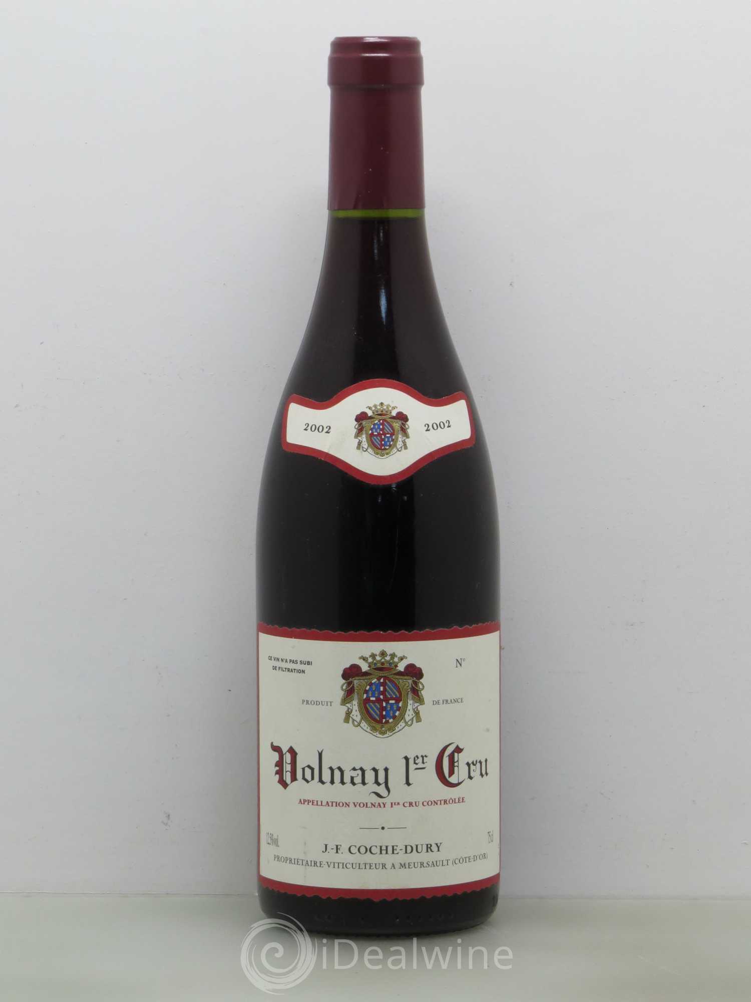 Volnay 1er Cru Coche Dury (Domaine) 2002 - Lot de 1 bouteille - 0