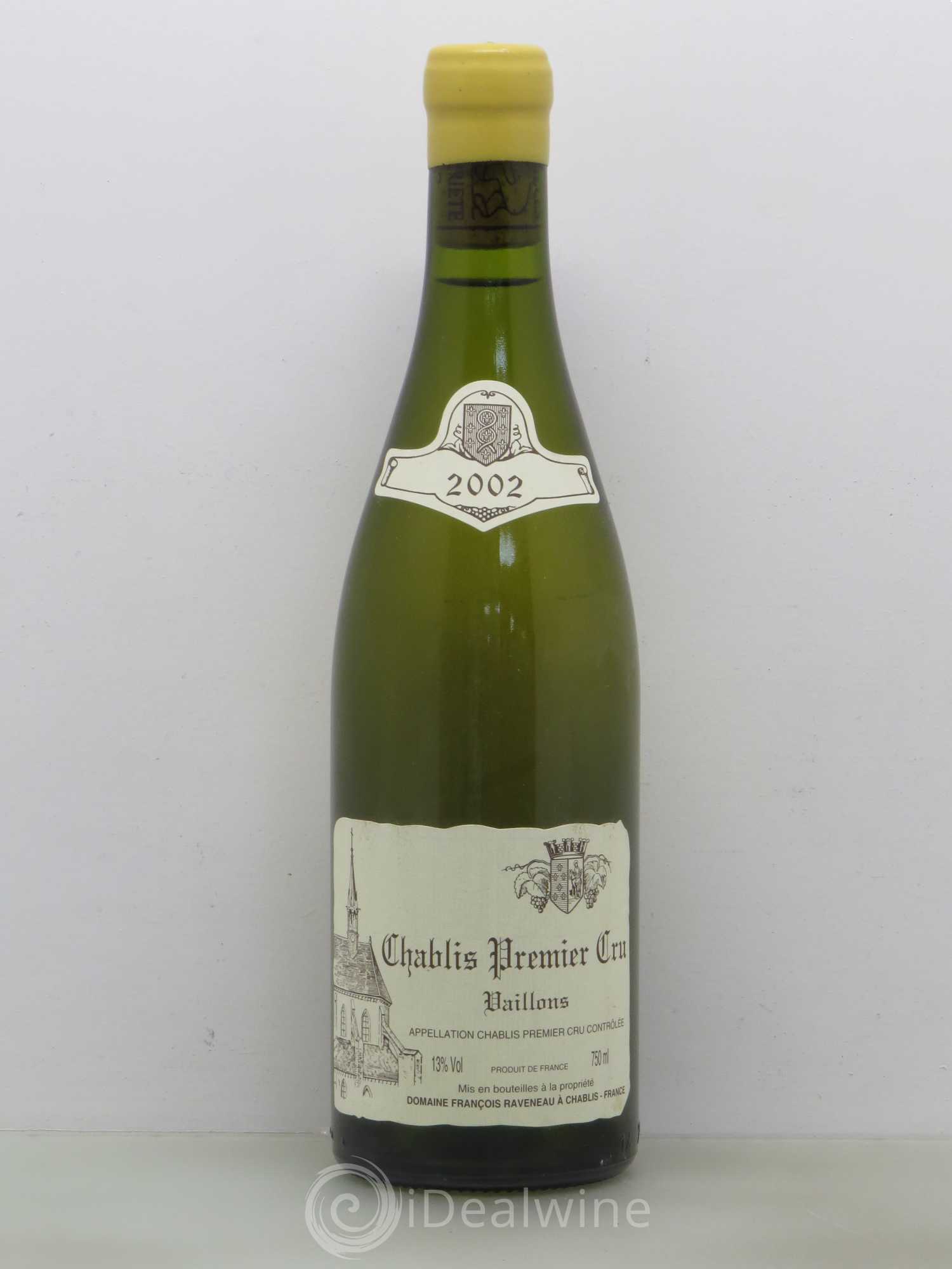 Chablis 1er Cru Vaillons Raveneau (Domaine) 2002 - Lot de 1 bouteille - 0