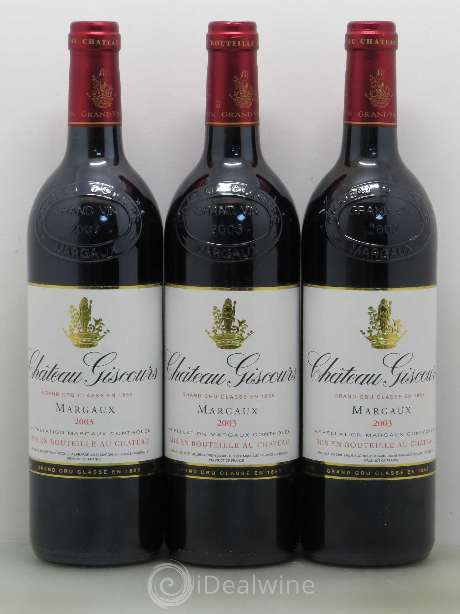 Château Giscours 3ème Grand Cru Classé 2003 - Lot de 6 bouteilles - 2