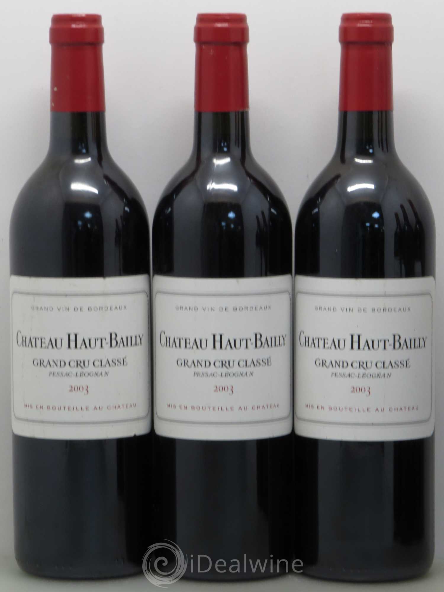 Château Haut-Bailly Cru Classé de Graves 2003 - Lot de 6 bouteilles - 1