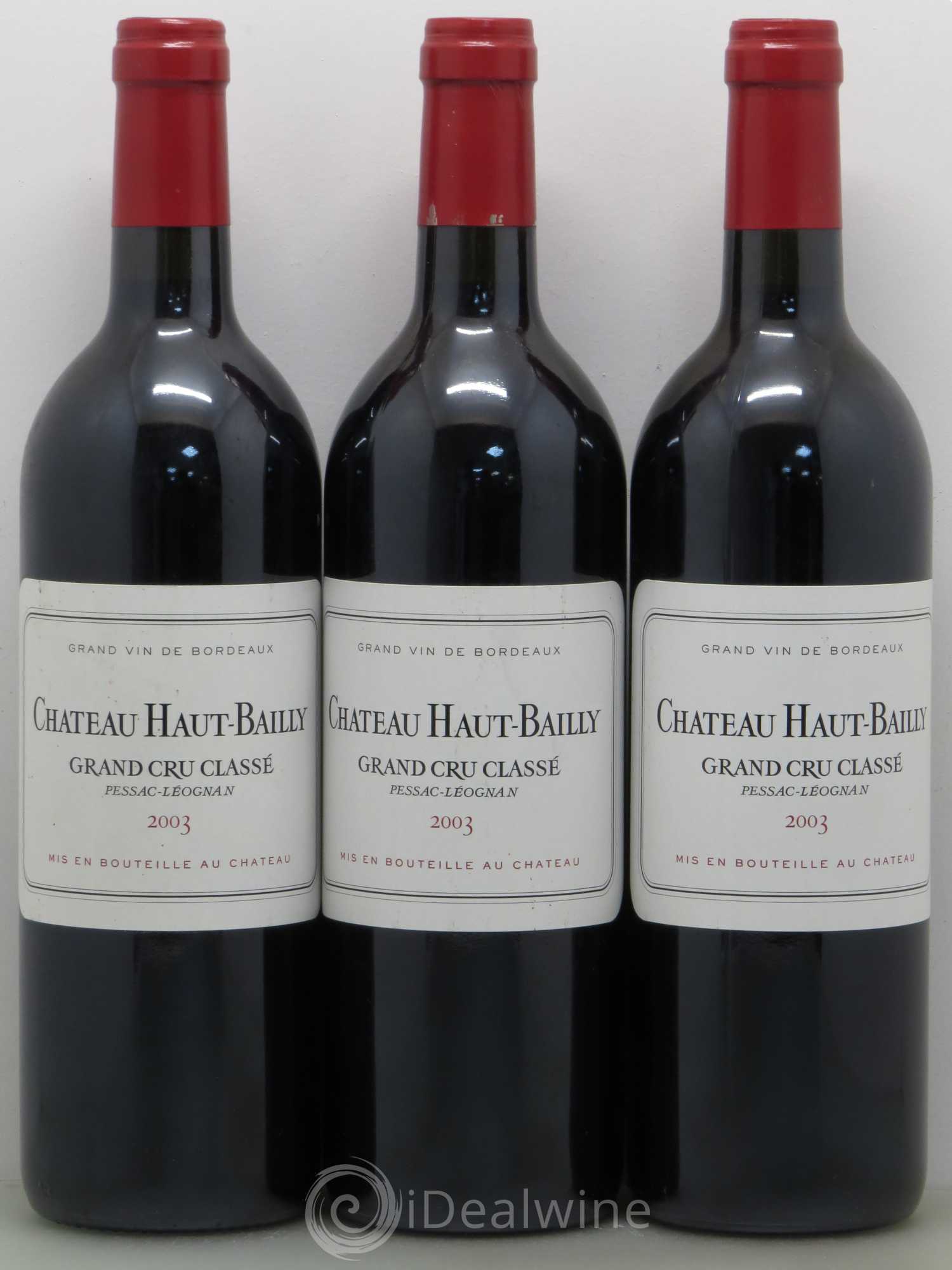 Château Haut-Bailly Cru Classé de Graves 2003 - Lot de 6 bouteilles - 2