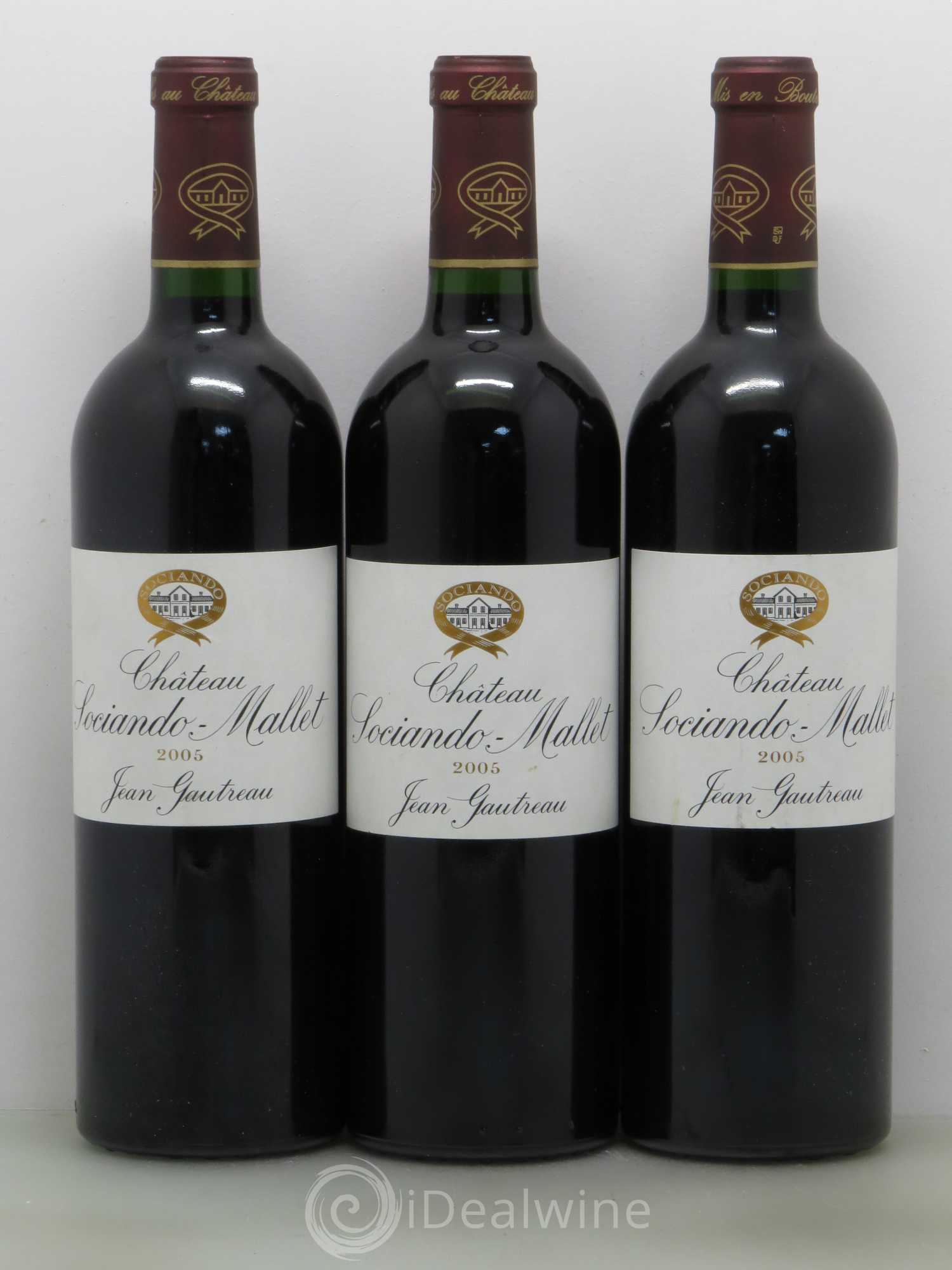 Château Sociando Mallet 2005 - Lot de 6 bouteilles - 2
