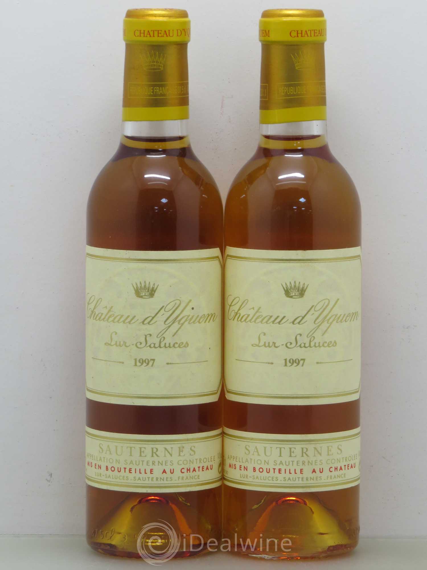Château d' Yquem 1er Cru Classé Supérieur 1997 - Posten von 2 Demi-Flaschen - 0