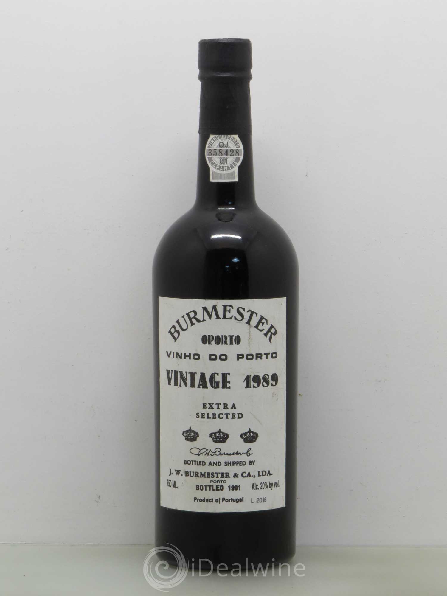 Porto Burmeister Extra selected 1989 - Posten von 1 Flasche - 0