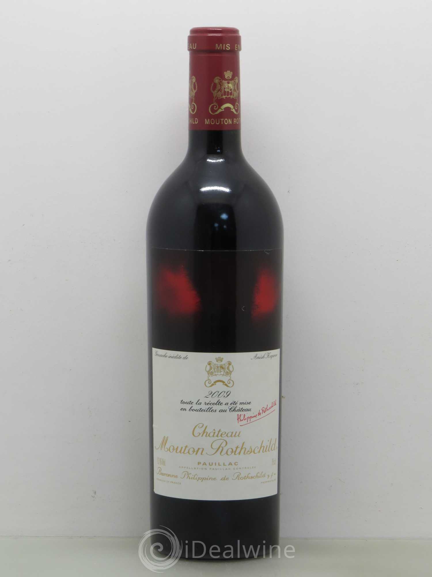 Château Mouton Rothschild 1er Grand Cru Classé 2009 - Lot de 1 bouteille - 0