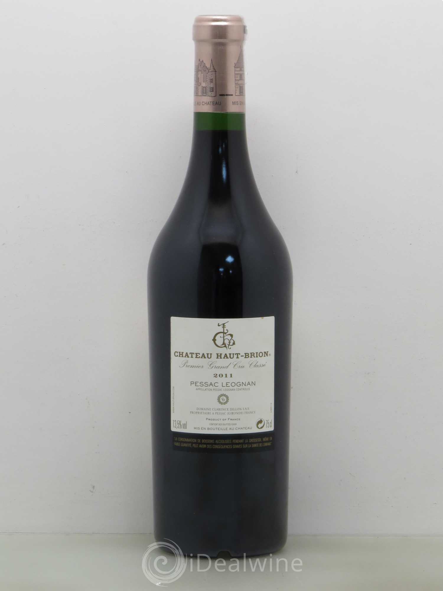 Château Haut Brion 1er Grand Cru Classé 2011 - Lot de 1 bouteille - 1