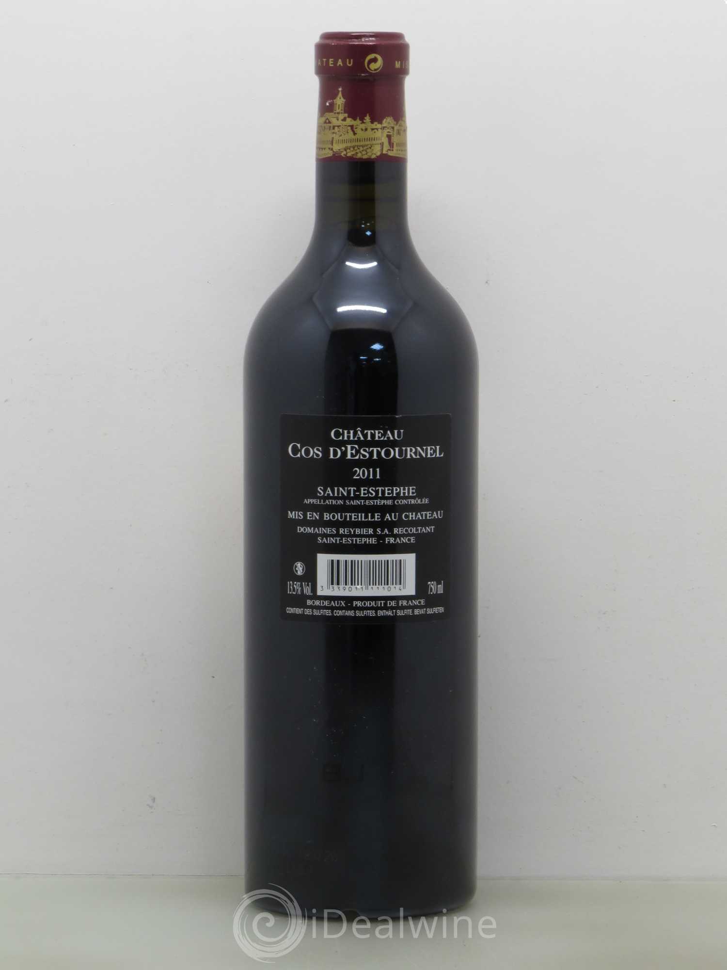 Cos d'Estournel 2ème Grand Cru Classé 2011 - Lot de 1 bouteille - 1