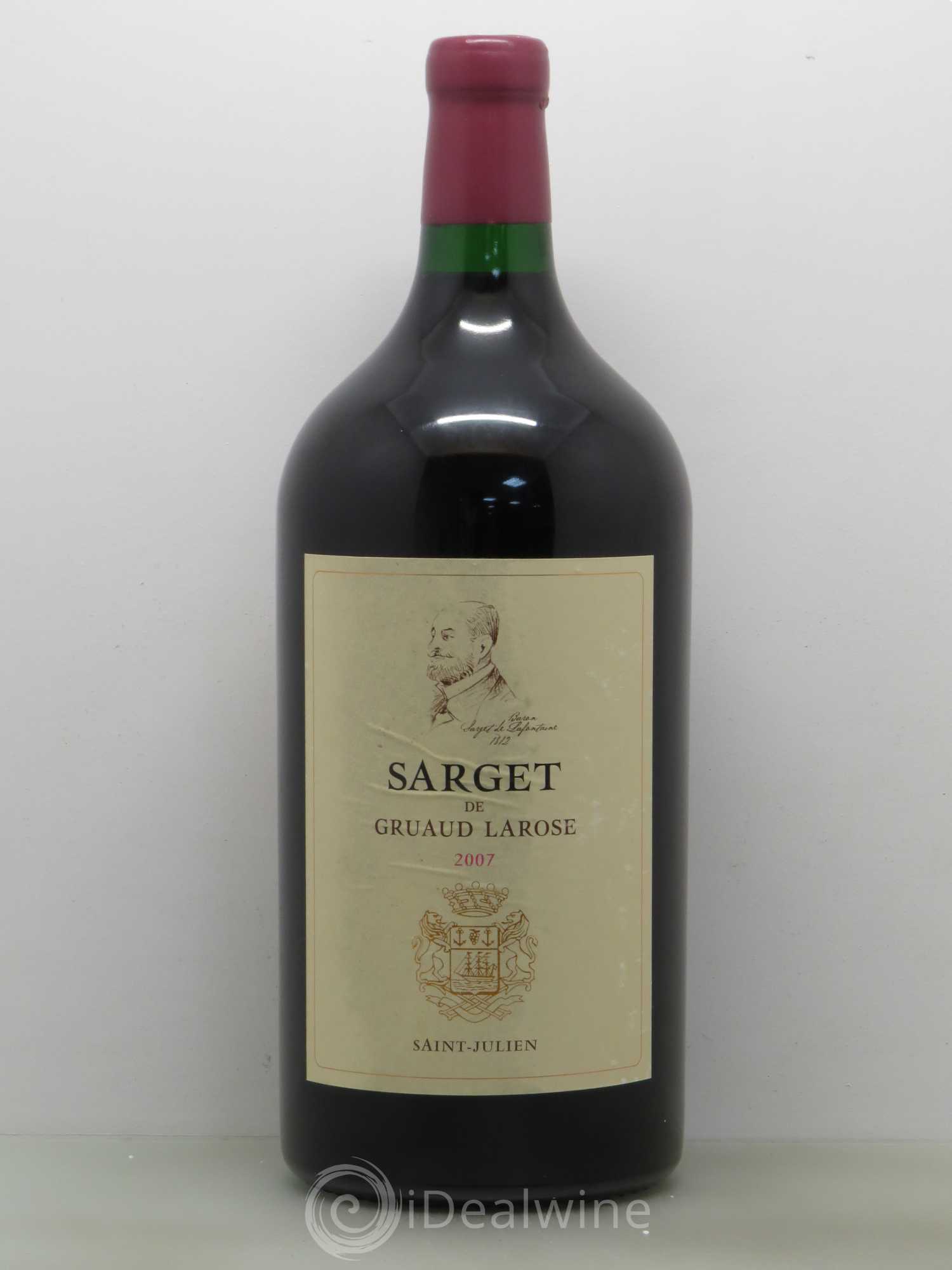 Sarget de Gruaud Larose Second Vin 2007 - Lot de 1 double magnum - 0