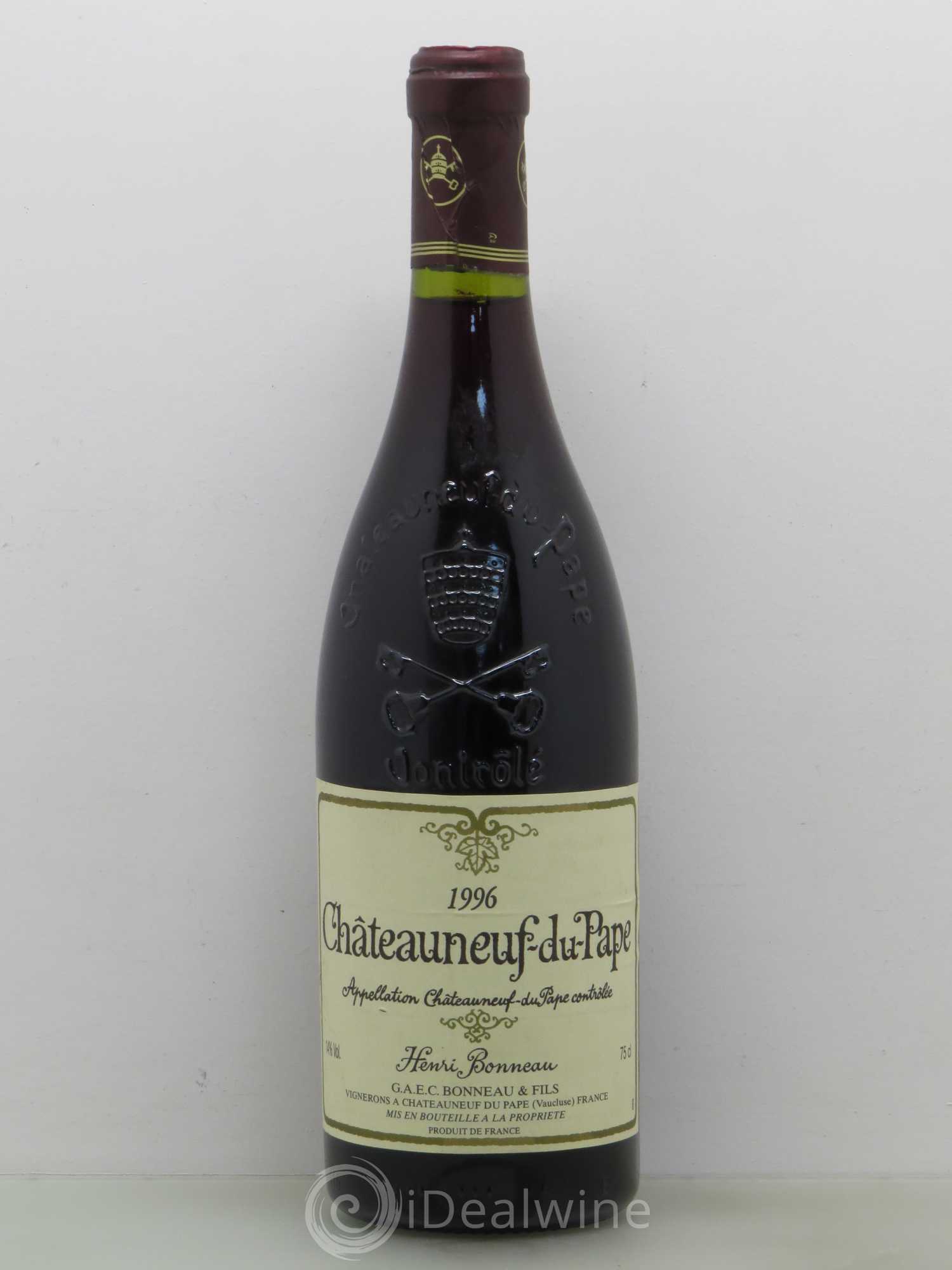 Châteauneuf-du-Pape Henri Bonneau Henri Bonneau & Fils 1996 - Lot de 1 bouteille - 0