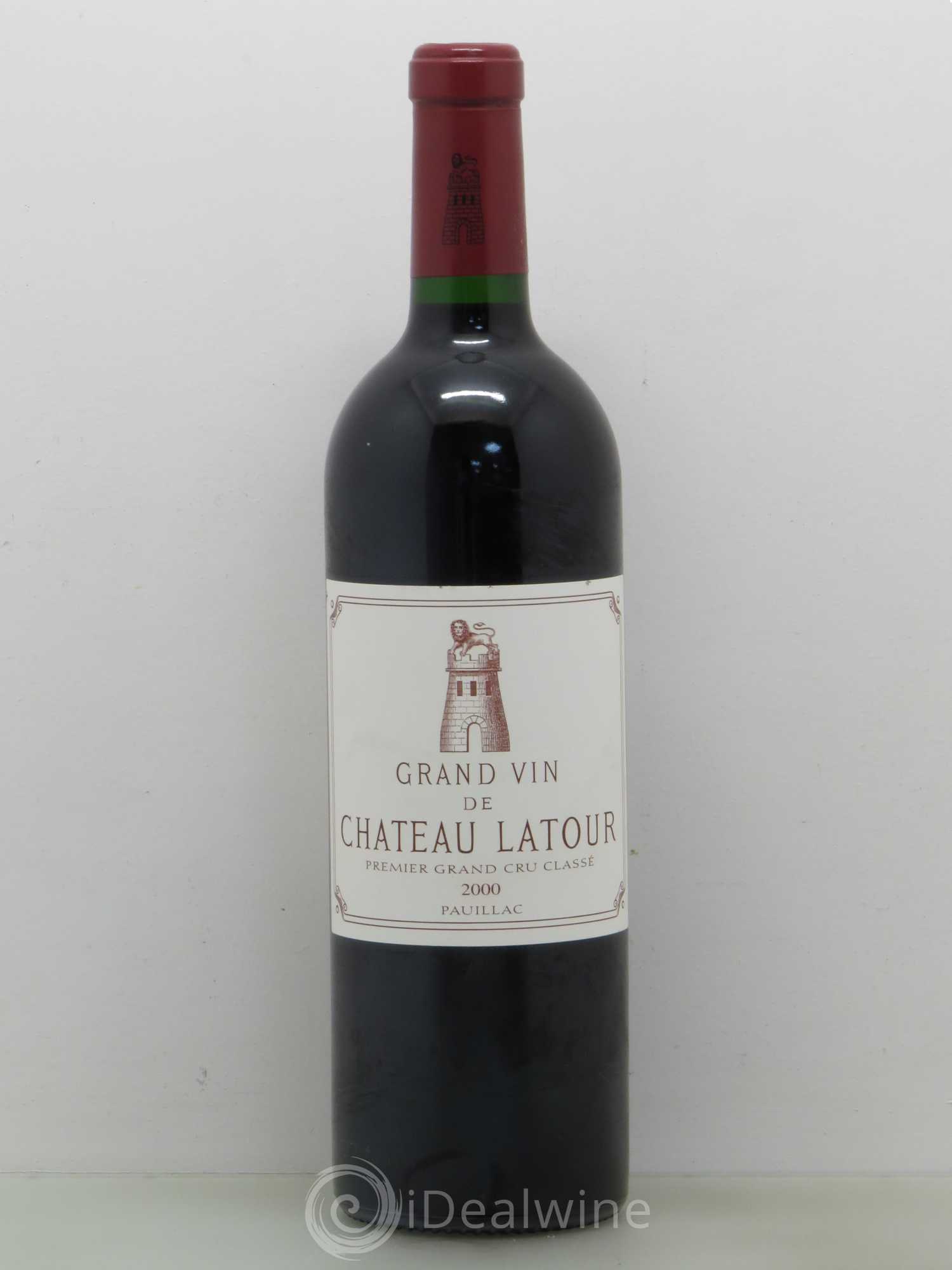 Château Latour 1er Grand Cru Classé 2000 - Lot de 1 bouteille - 0