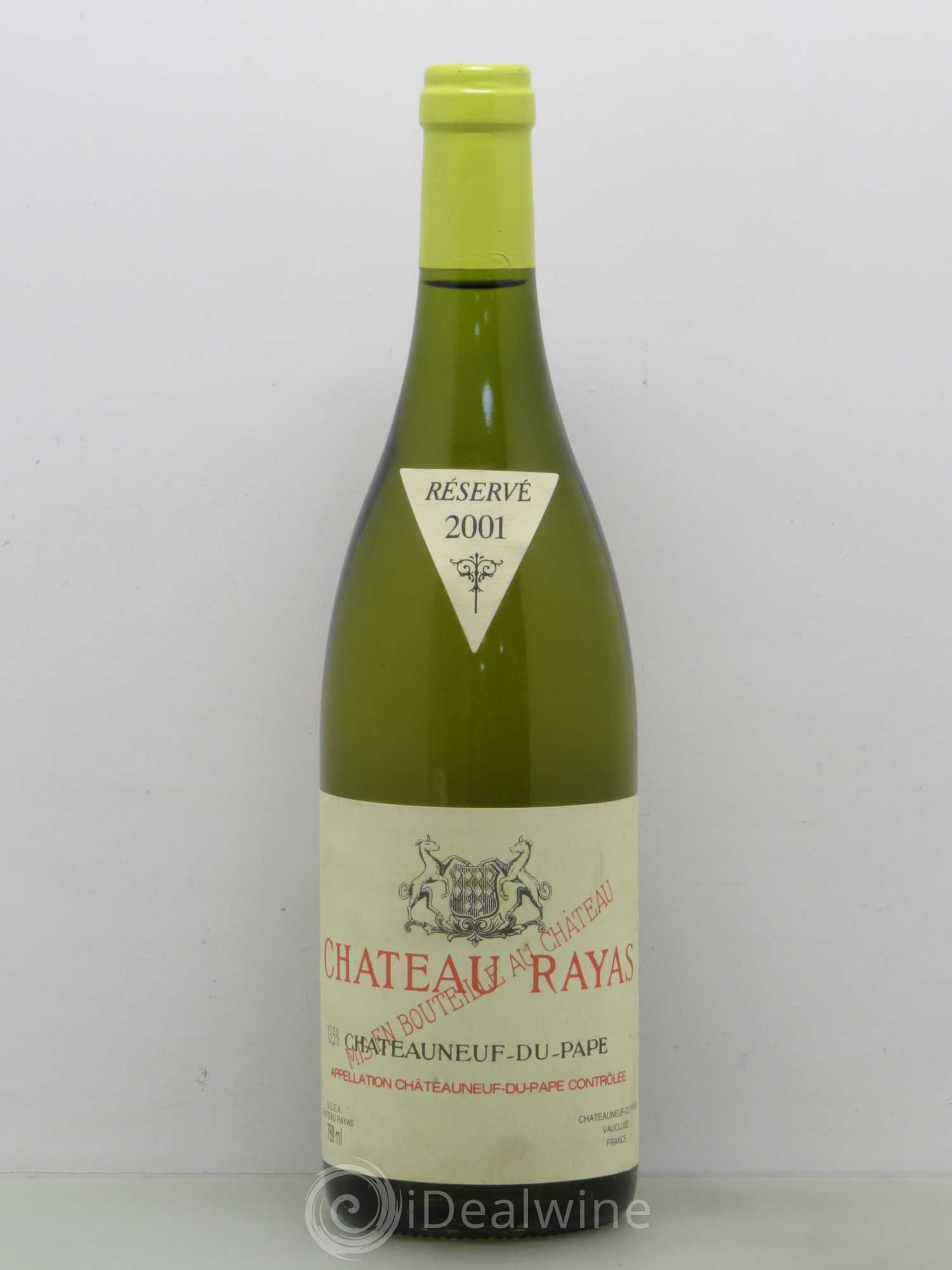 Châteauneuf-du-Pape Château Rayas Emmanuel Reynaud 2001 - Lot de 1 bouteille - 0