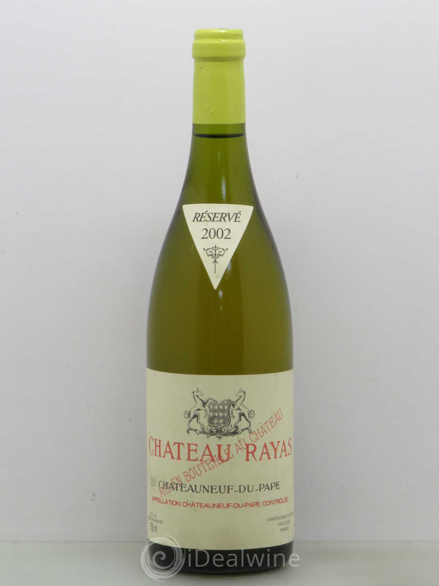 Châteauneuf-du-Pape Château Rayas Emmanuel Reynaud 2002 - Lot de 1 bouteille - 0