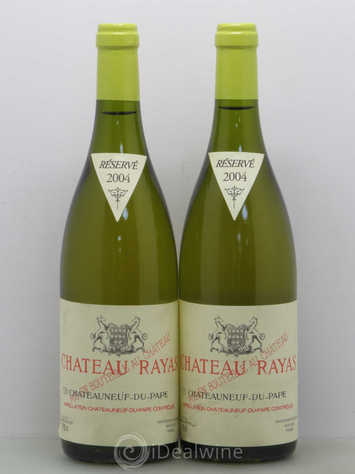 Châteauneuf-du-Pape Château Rayas Emmanuel Reynaud 2004 - Lot de 2 bouteilles - 0