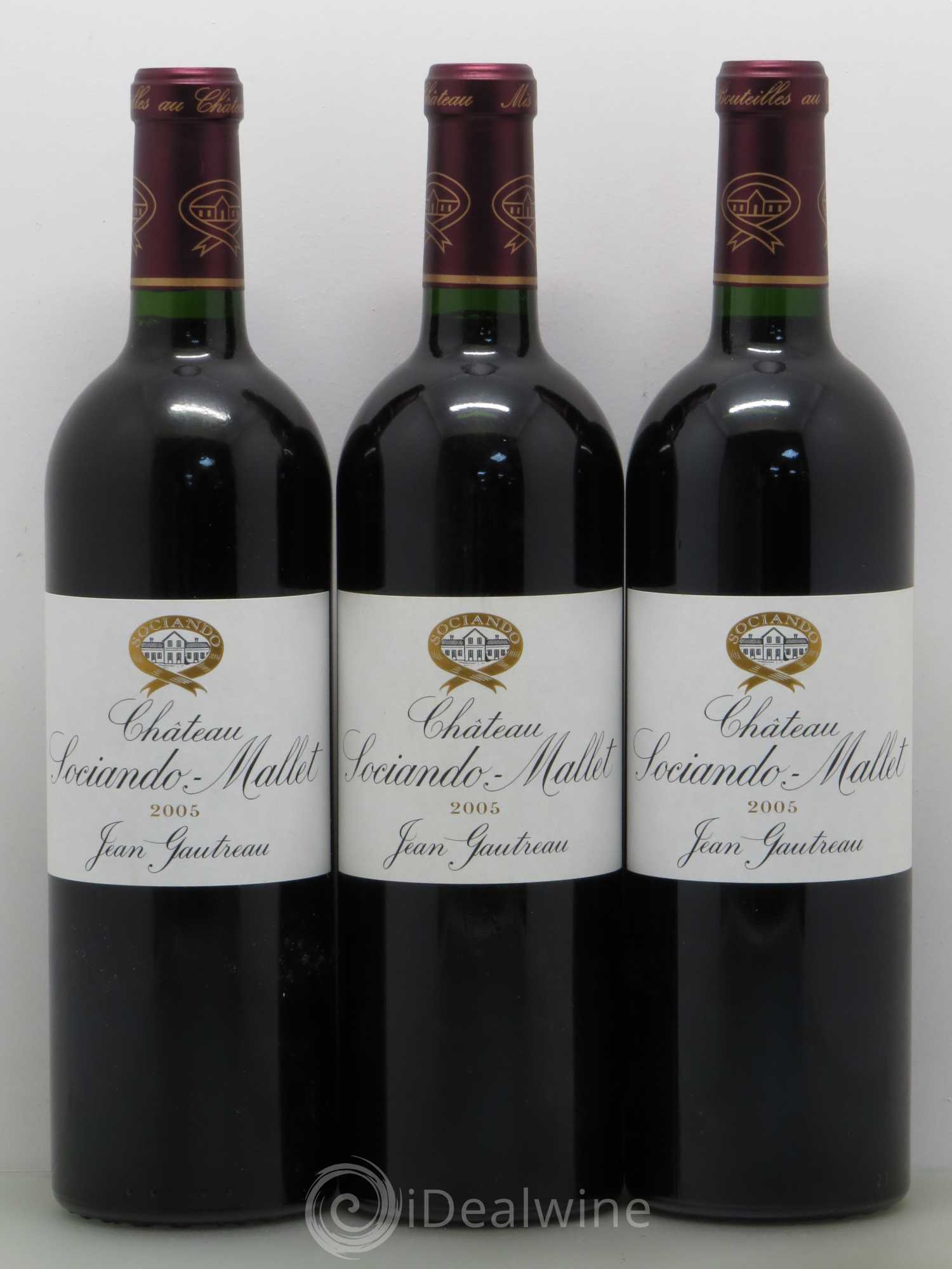 Château Sociando Mallet 2005 - Lot de 12 bouteilles - 2
