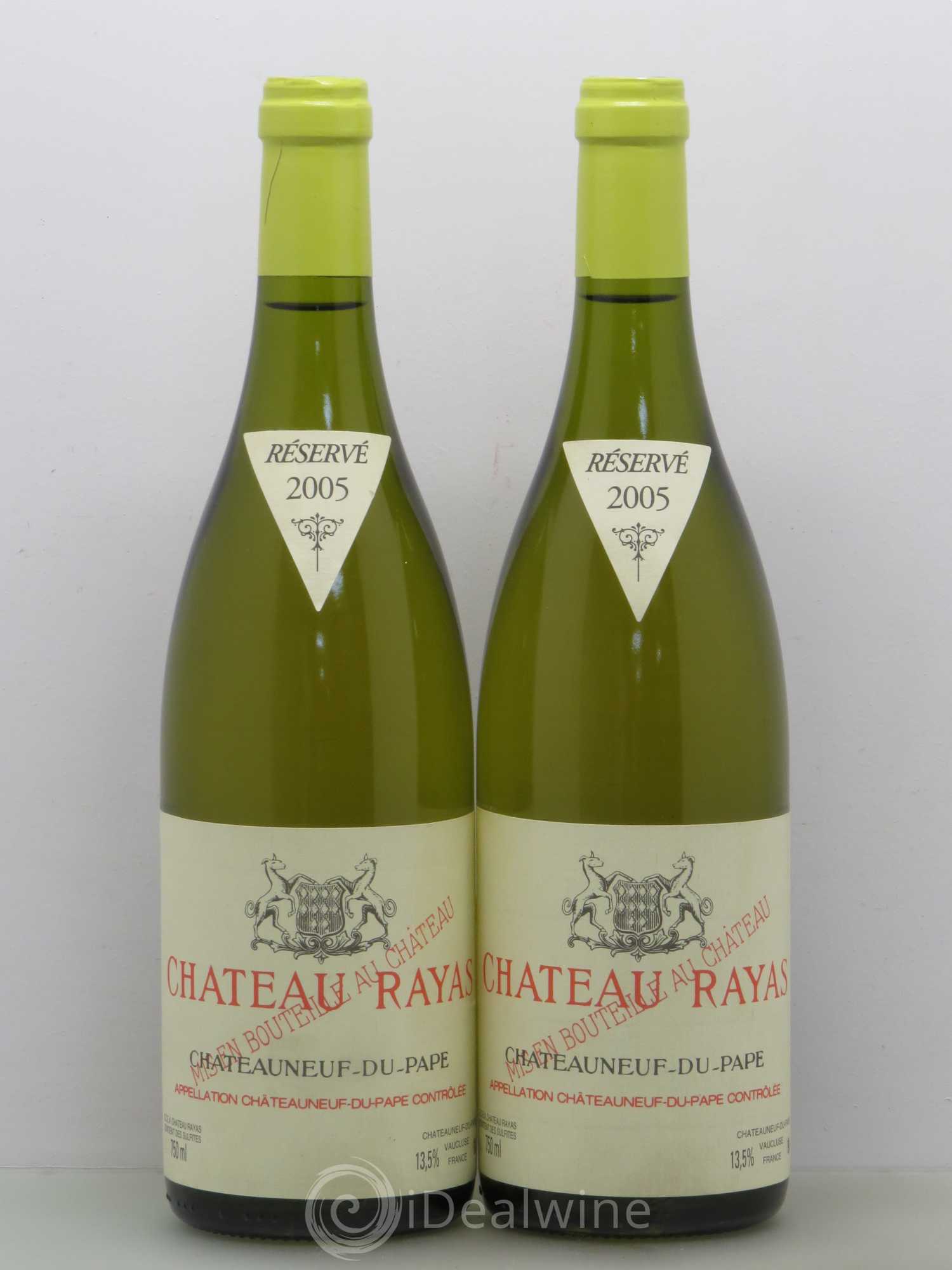 Châteauneuf-du-Pape Château Rayas Emmanuel Reynaud 2005 - Lot de 2 bouteilles - 0