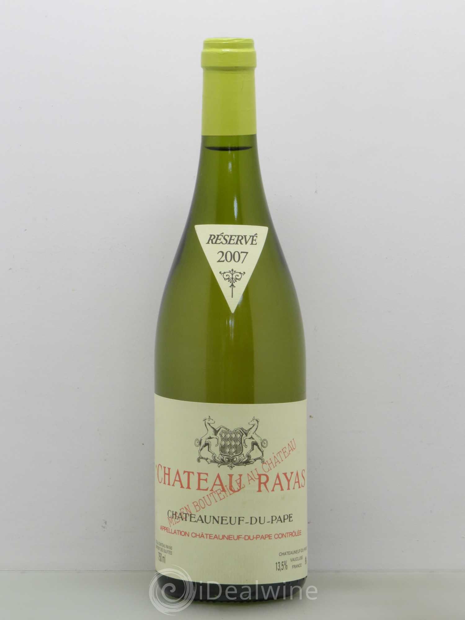 Châteauneuf-du-Pape Château Rayas Emmanuel Reynaud 2007 - Lot de 1 bouteille - 0