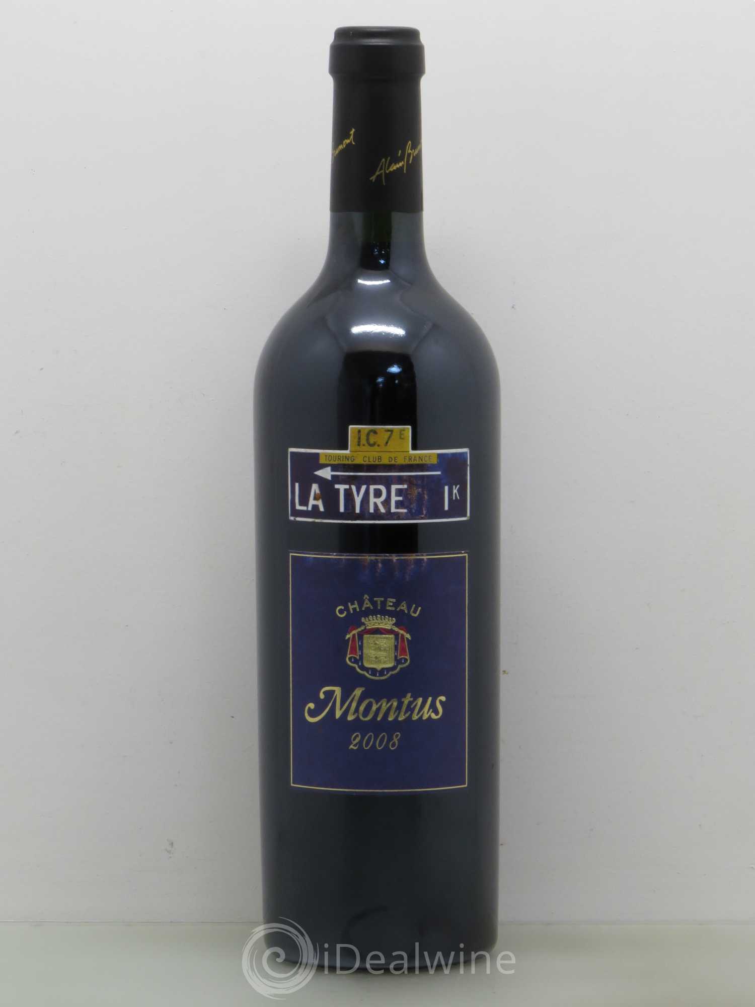 Madiran Château Montus-La Tyre Alain Brumont 2008 - Lot de 1 bouteille - 0