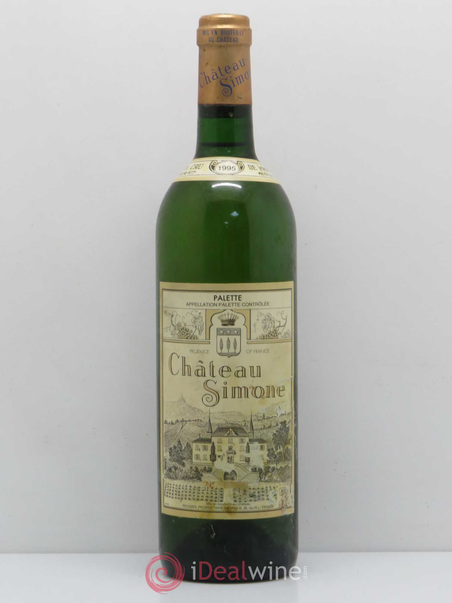 Palette Château Simone Famille Rougier 1995 - Posten von 1 Flasche - 0