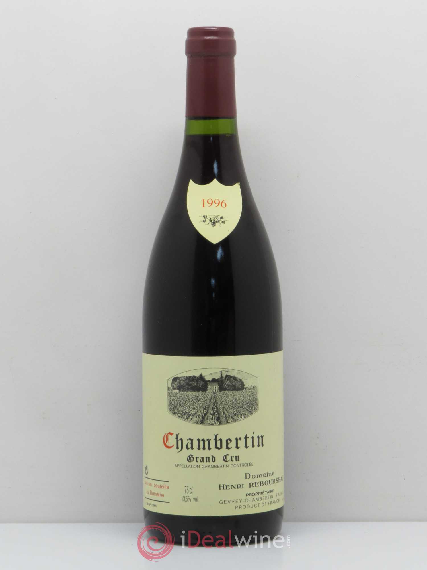 Chambertin Grand Cru Henri Rebourseau 1996 - Lot de 1 bouteille - 0