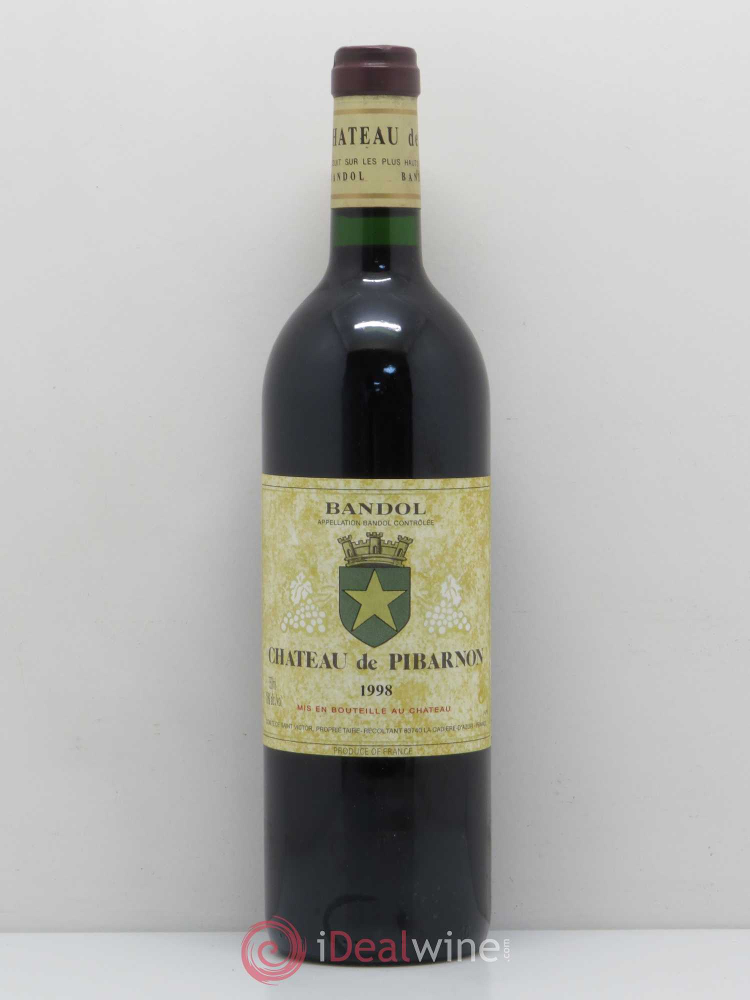 Bandol Château de Pibarnon Comte de Saint-Victor 1998 - Lot de 1 bouteille - 0
