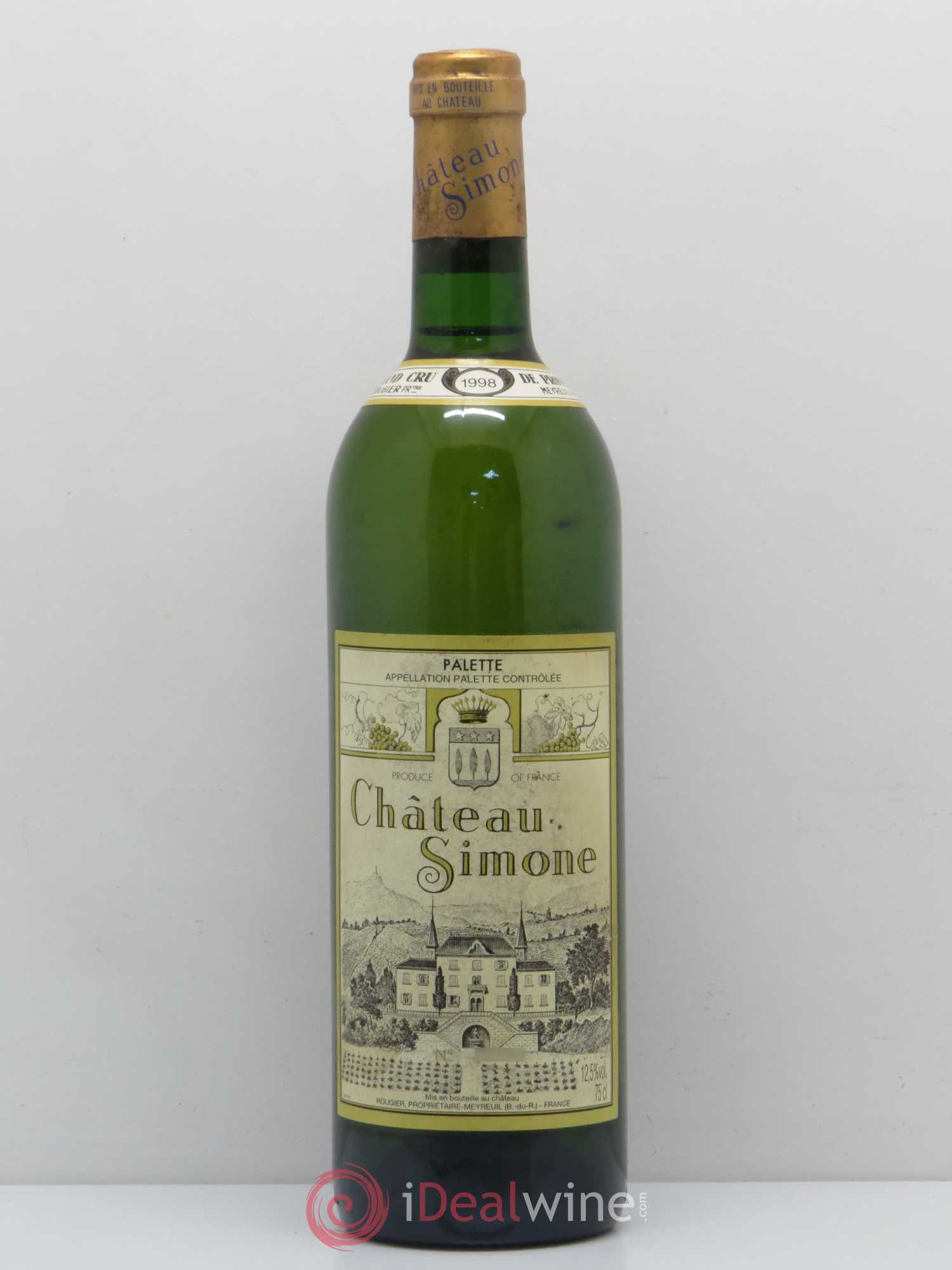 Palette Château Simone Famille Rougier 1998 - Lot de 1 bouteille - 0