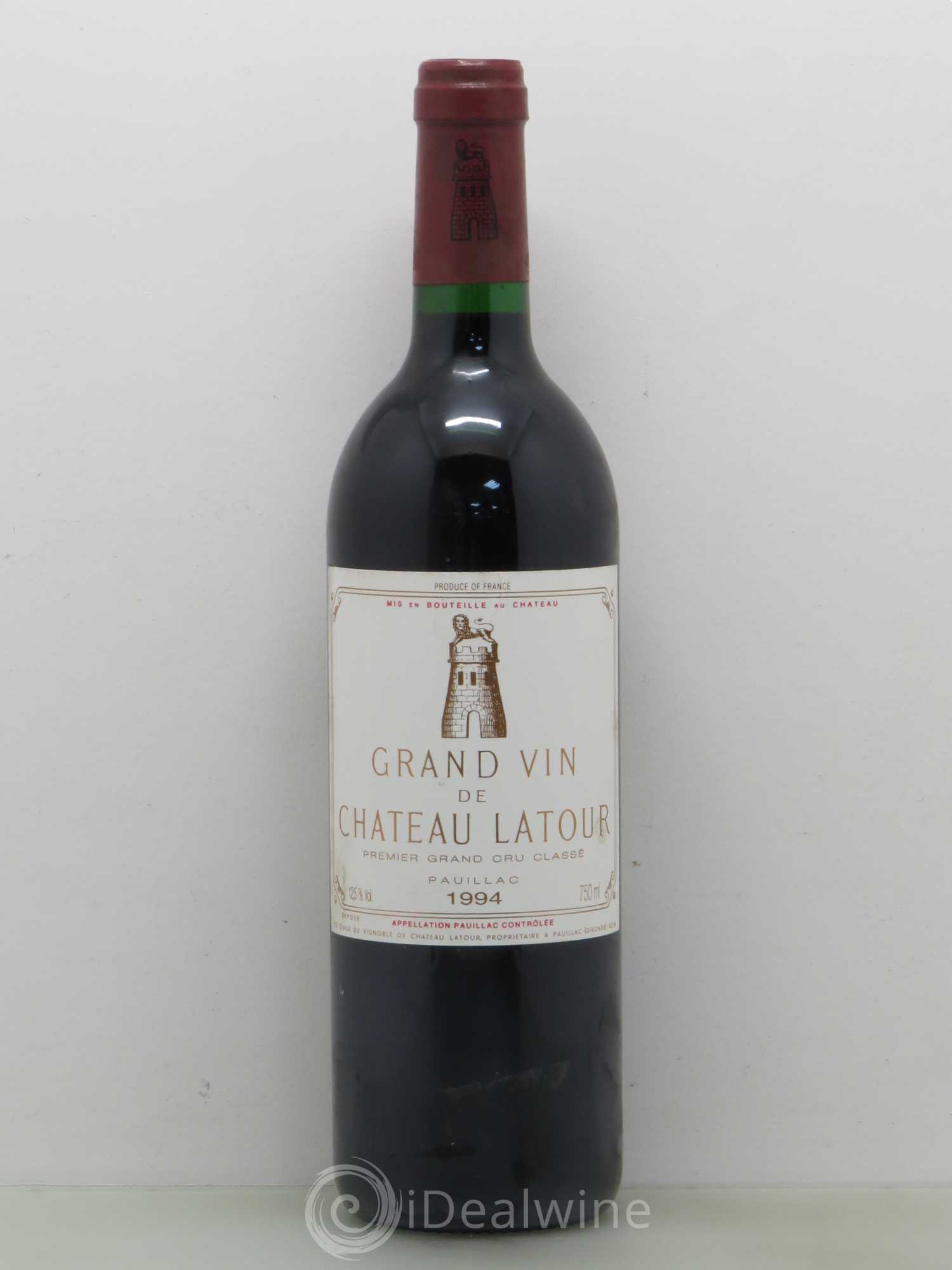 Château Latour 1er Grand Cru Classé 1994 - Lot de 1 bouteille - 0