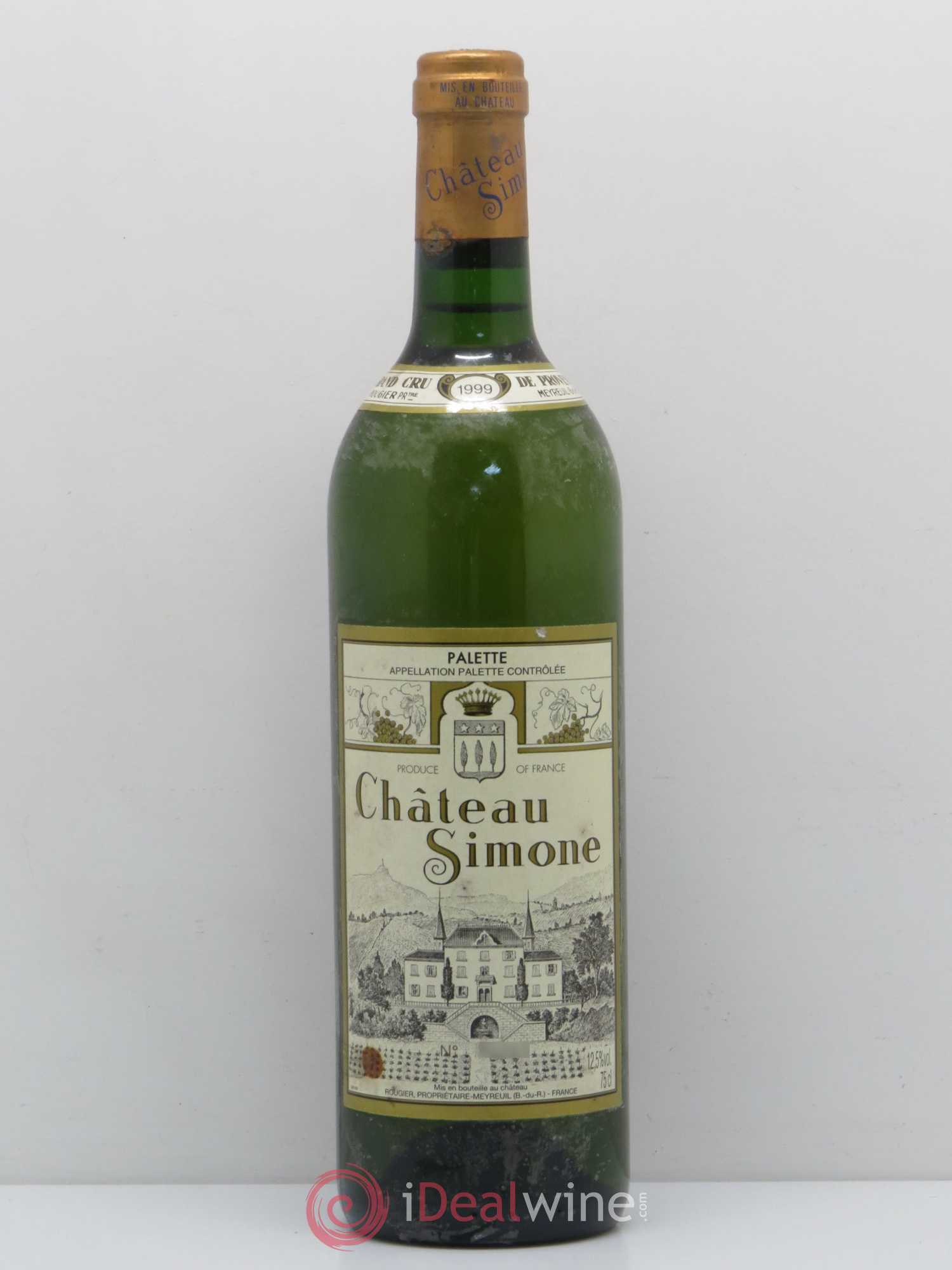 Palette Château Simone Famille Rougier 1999 - Posten von 1 Flasche - 0