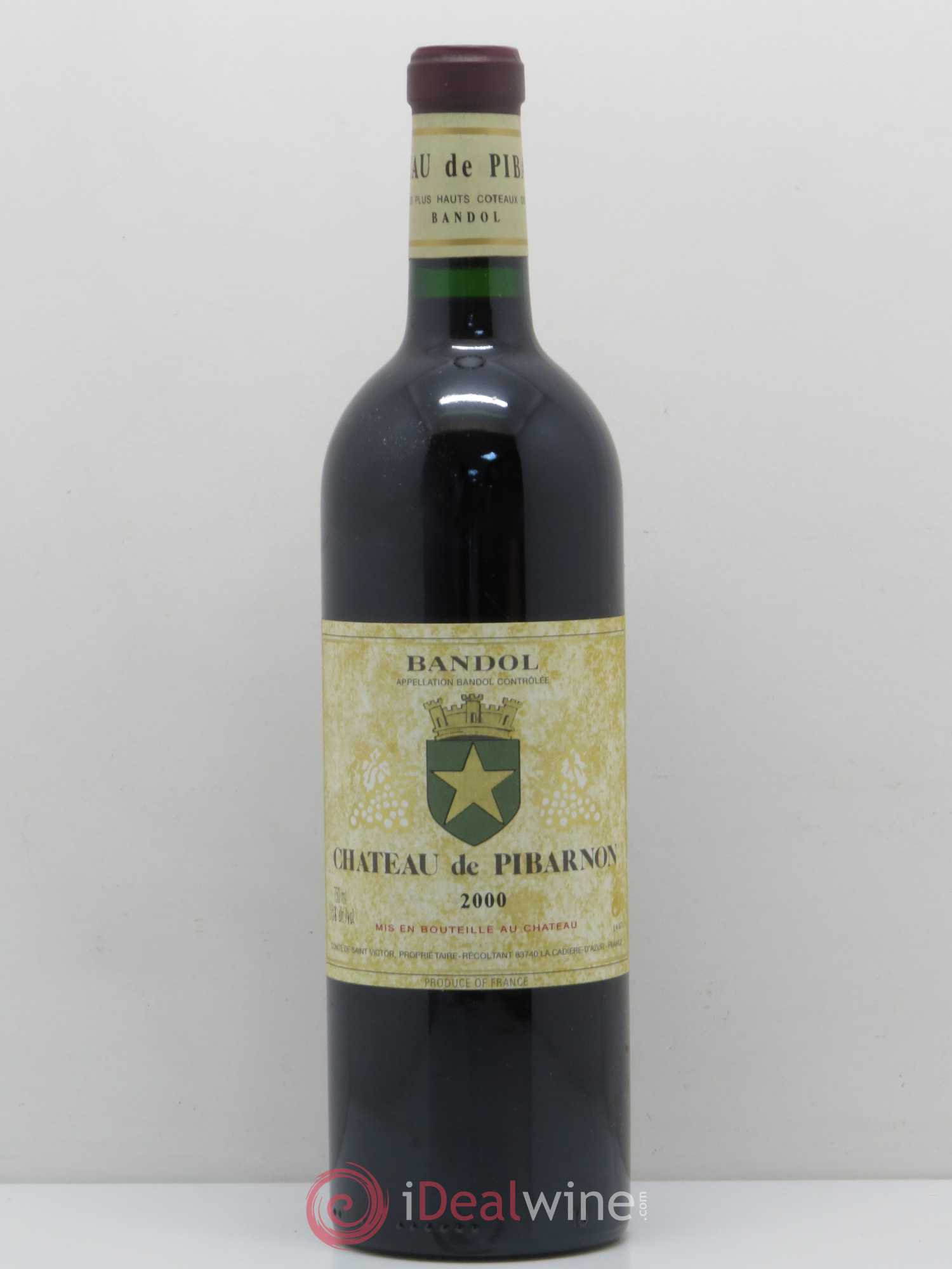Bandol Château de Pibarnon Comte de Saint-Victor 2000 - Lot de 1 bouteille - 0