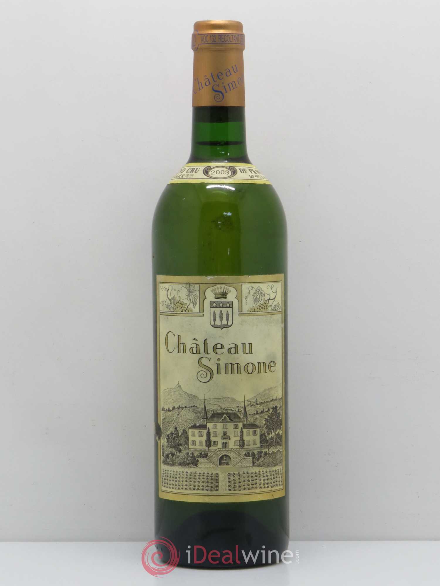 Palette Château Simone Famille Rougier 2003 - Posten von 1 Flasche - 0