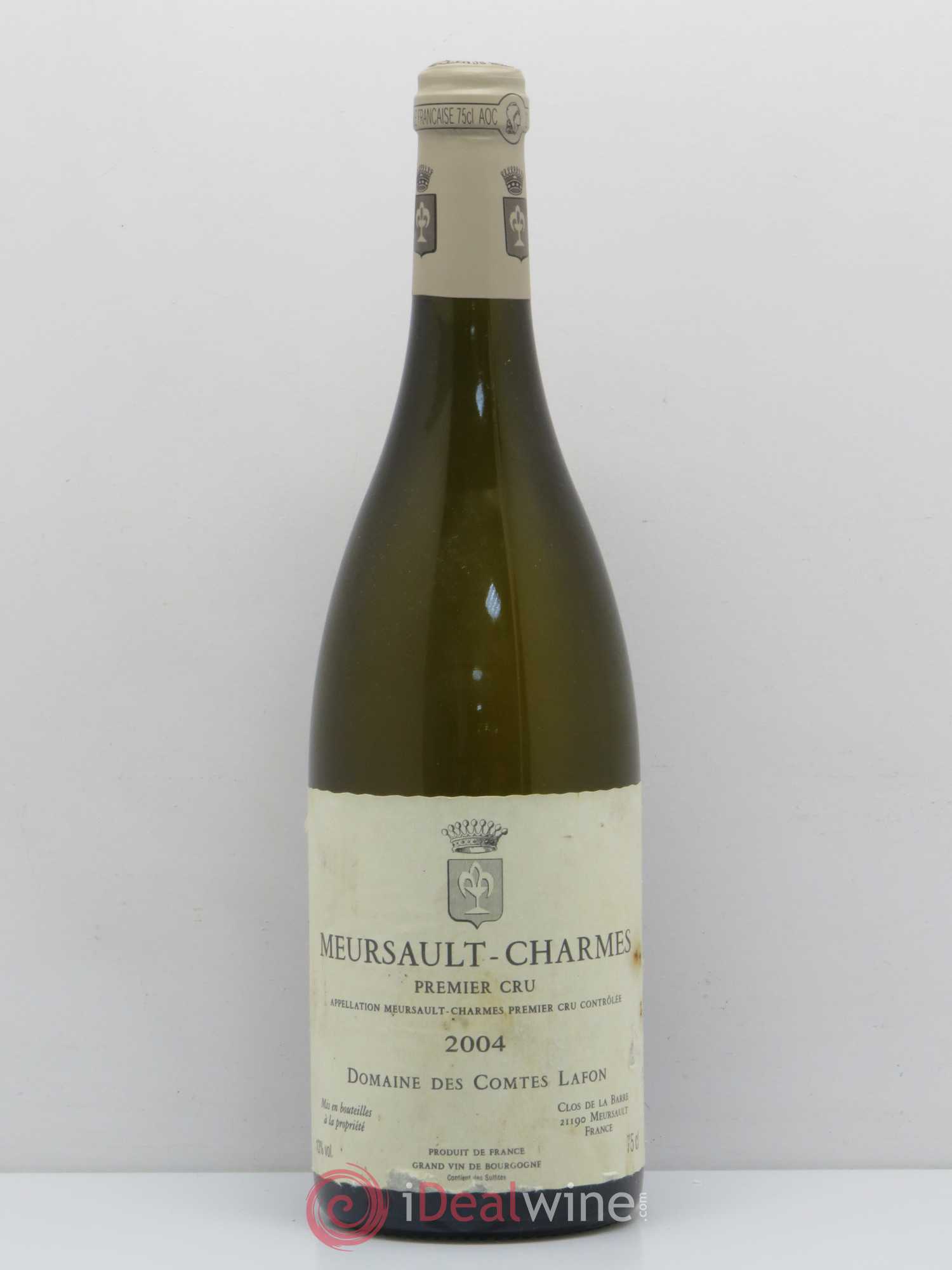 Meursault 1er Cru Charmes Comtes Lafon (Domaine des) 2004 - Lot de 1 bouteille - 0