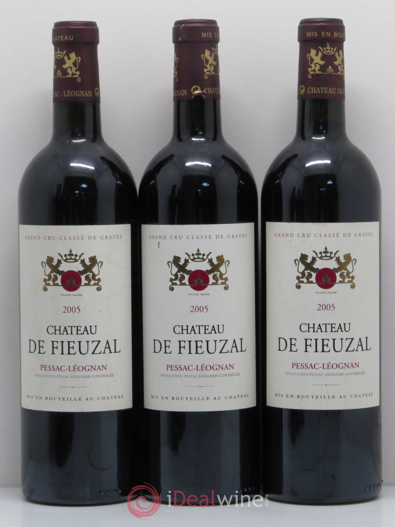 Château de Fieuzal Cru Classé de Graves 2005 - Lot de 6 bouteilles - 1