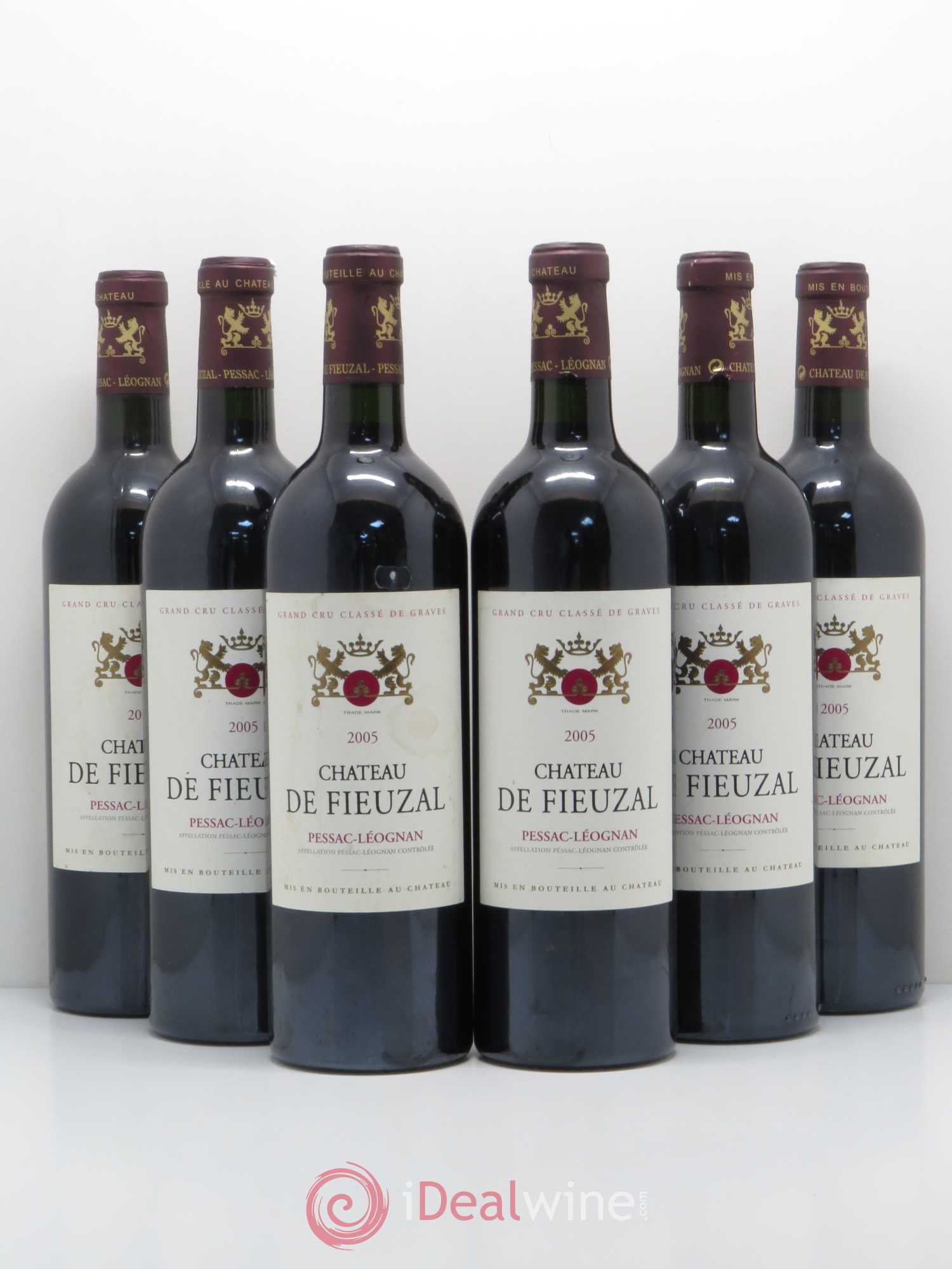 Château de Fieuzal Cru Classé de Graves 2005 - Lot de 6 bouteilles - 0