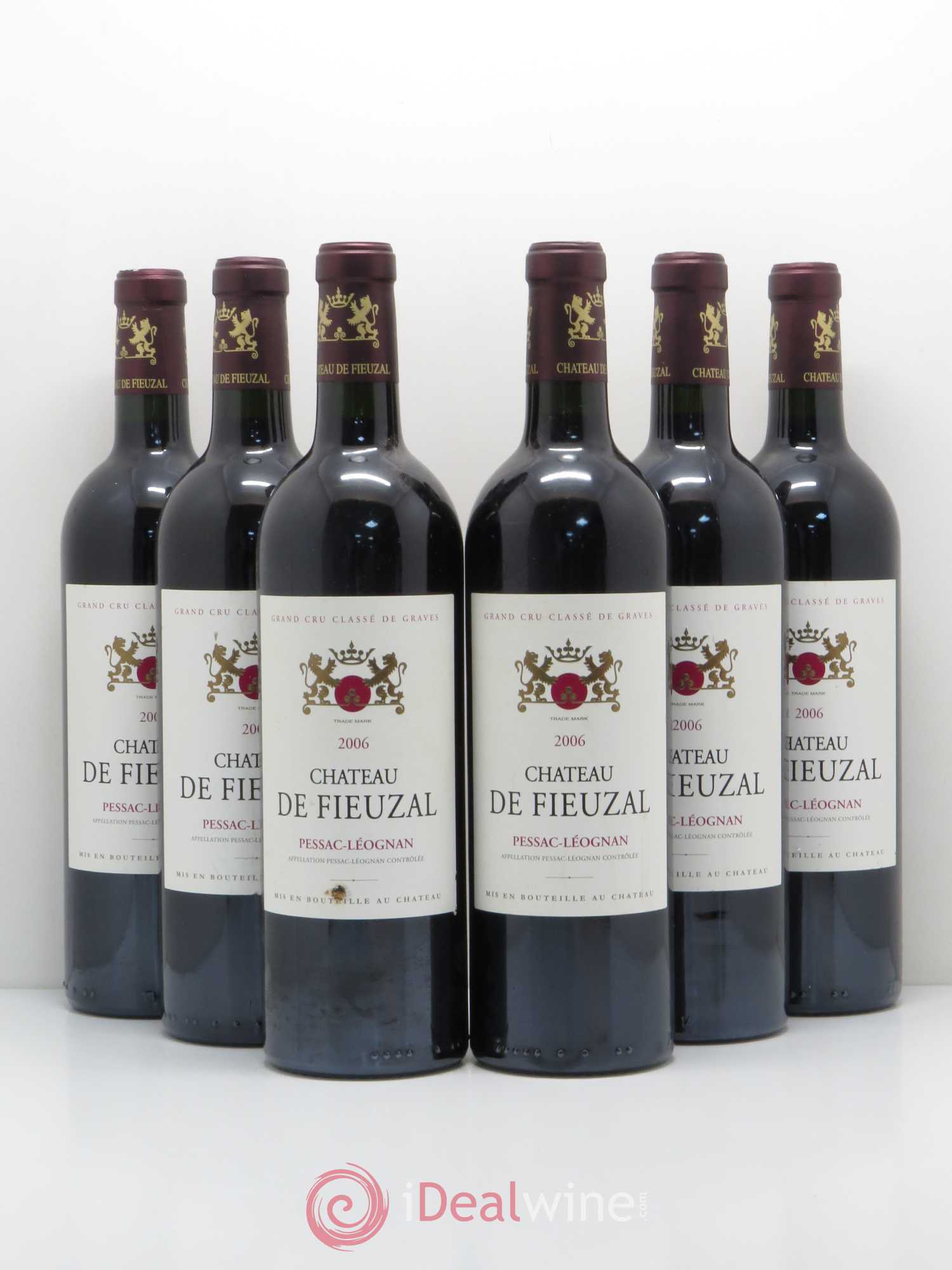 Château de Fieuzal Cru Classé de Graves 2006 - Lot de 6 bouteilles - 0
