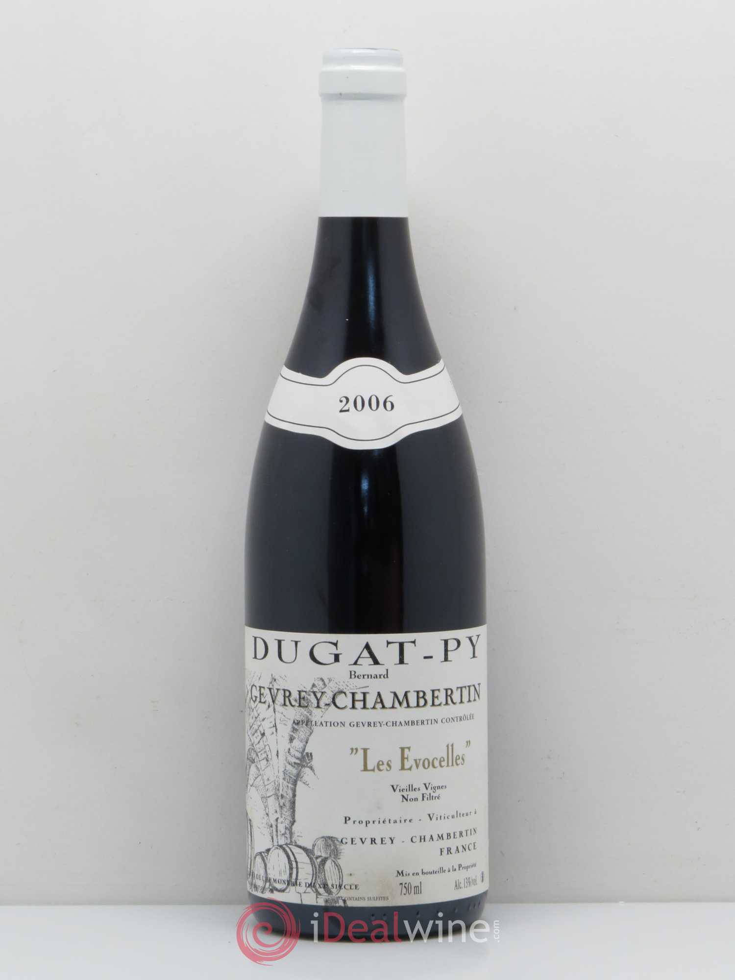 Gevrey-Chambertin Les Evocelles Vieilles Vignes Dugat-Py 2006 - Lot de 1 bouteille - 0